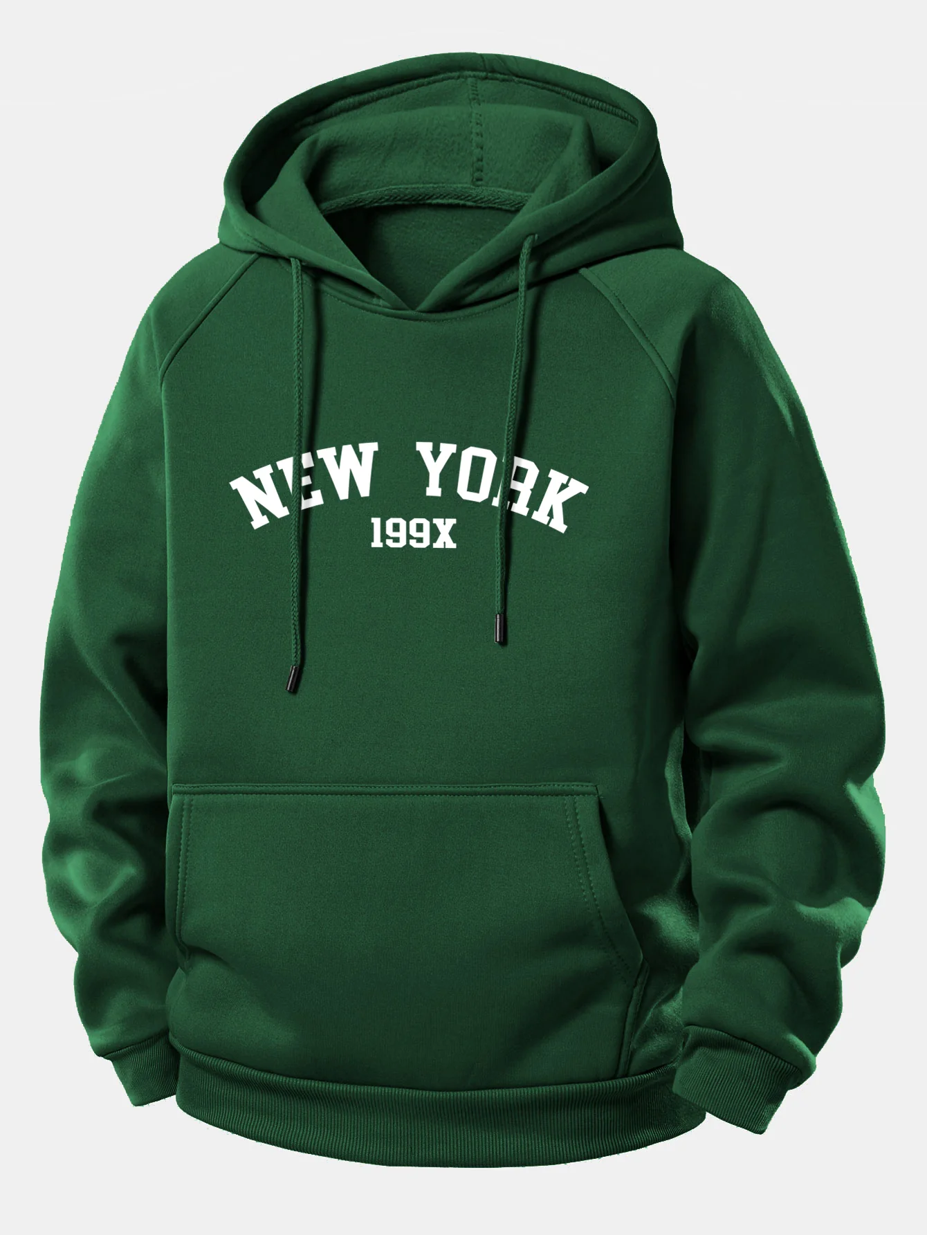 New York Druck Kordelzug Kapuzenpullover - Image 5