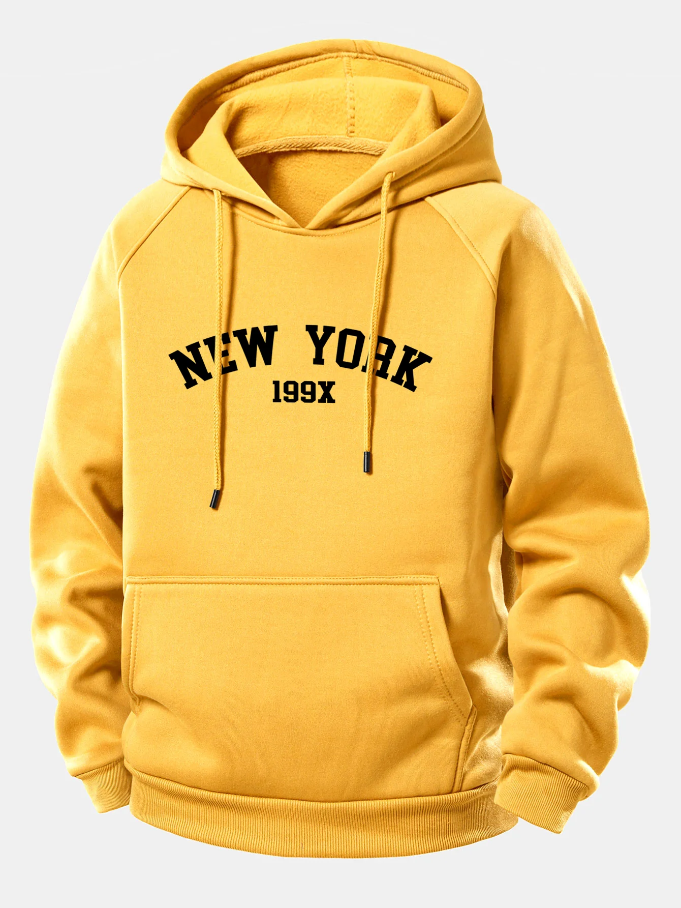 New York Druck Kordelzug Kapuzenpullover - Image 6