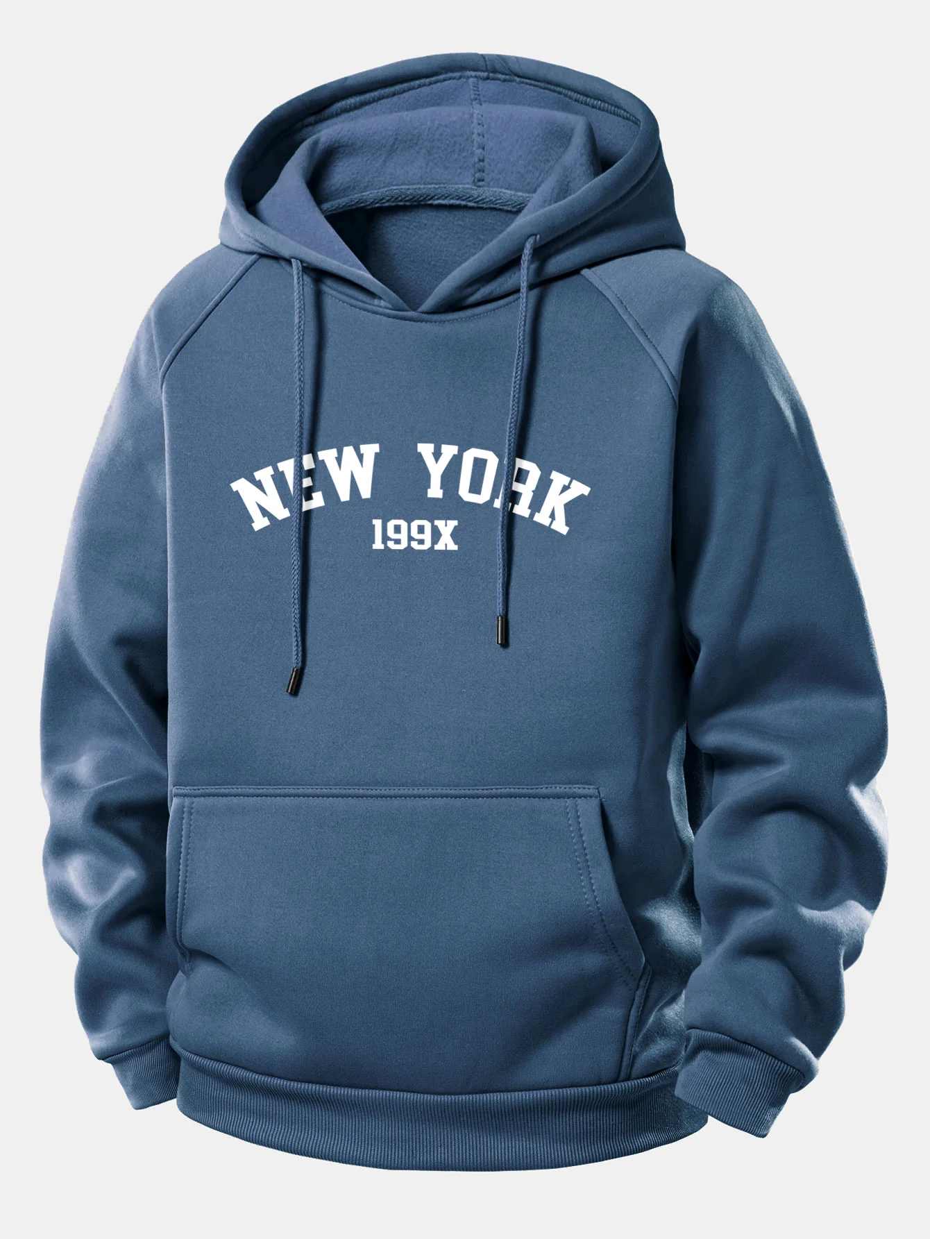 New York Druck Kordelzug Kapuzenpullover - Image 9