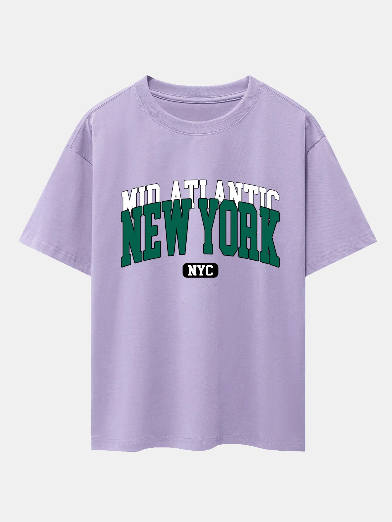 New York Print Drop Shoulder Oversize T-Shirt - Image 15