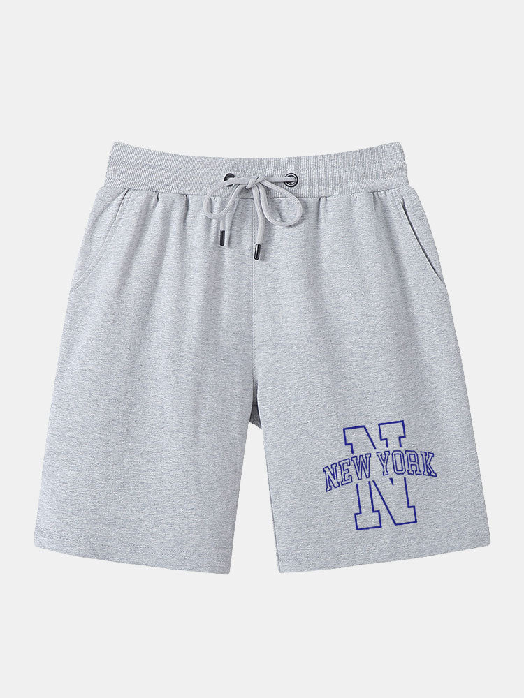 New York Print Mittellange Shorts - Image 3