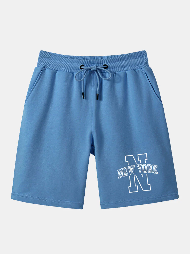 New York Print Mittellange Shorts - Image 4