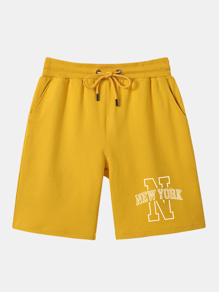 New York Print Mittellange Shorts - Image 6