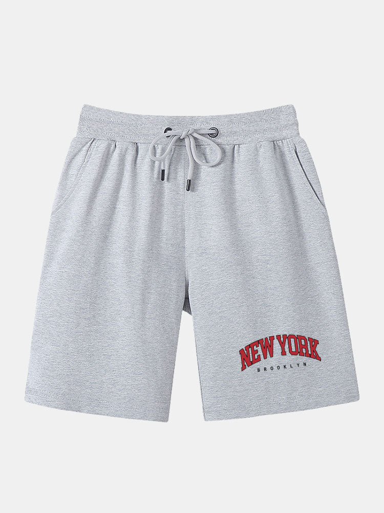 New York Print Mittellange Shorts - Image 3