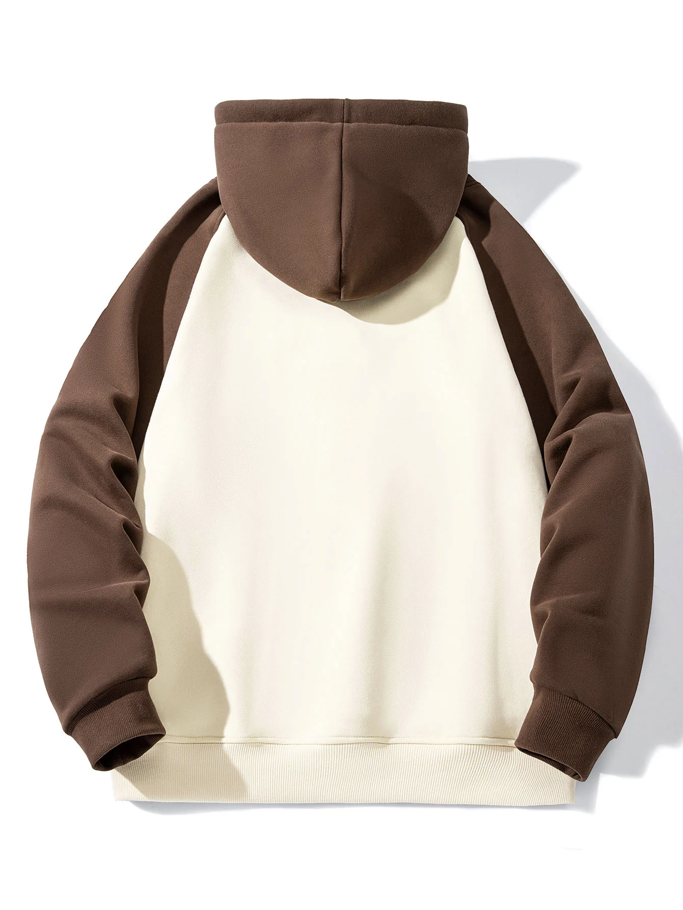 New York Print Patchwork Raglan Hoodie - Image 2
