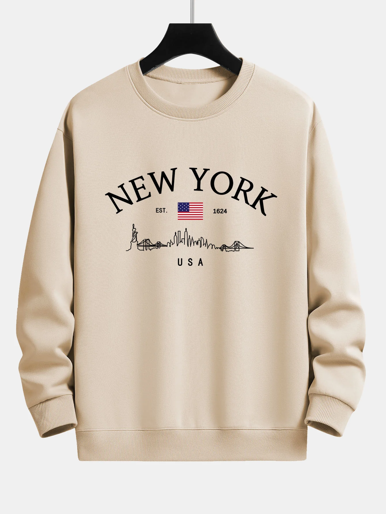 New York Druck Locker sitzendes Sweatshirt - Image 5