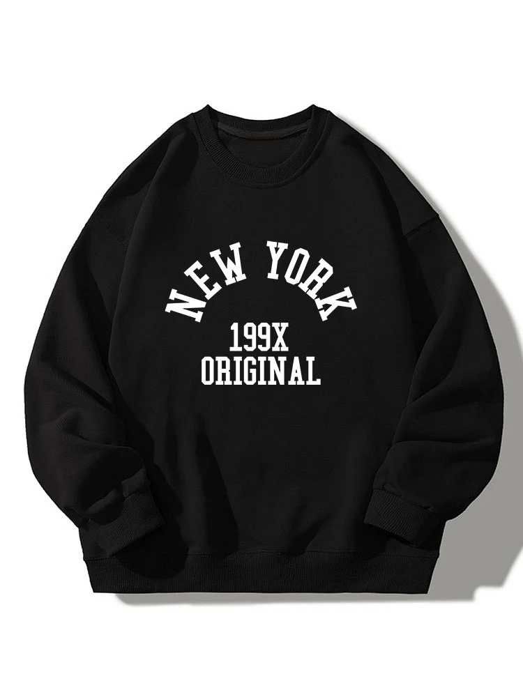 New York Print Relaxed Sweatshirt - Image 2