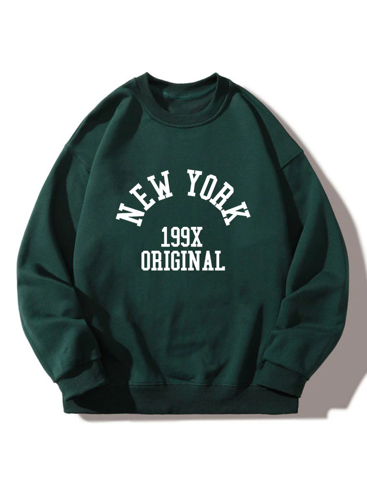 New York Print Relaxed Sweatshirt - Image 3