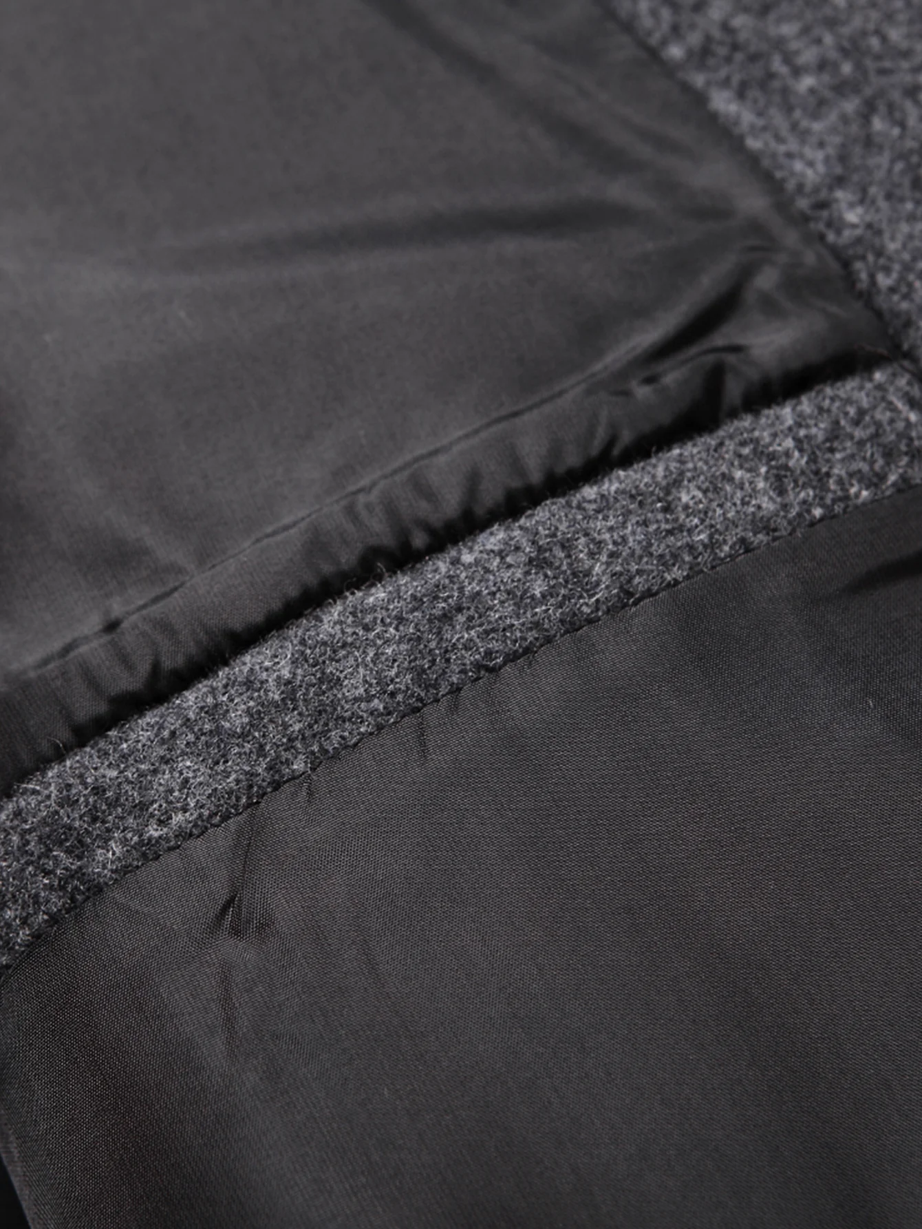Notch Lapel Wool Blend Overcoat - Image 9