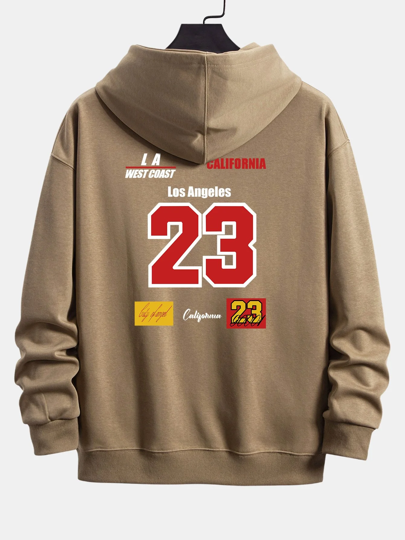 Nummer 23 Druck Relaxed Fit Hoodie - Image 11