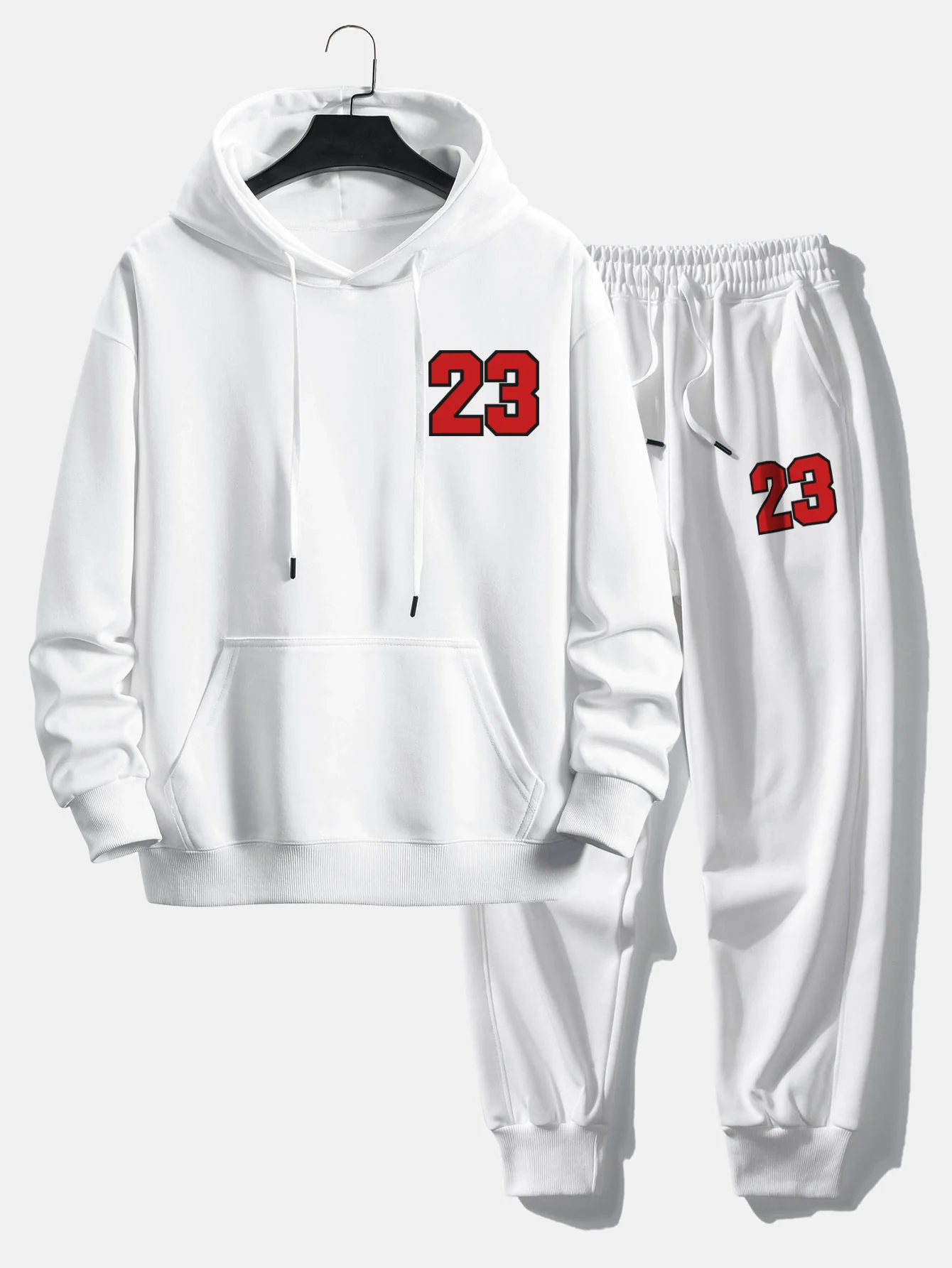 Nummer 23 Print Relax Fit Hoodie & Jogginghose - Image 3