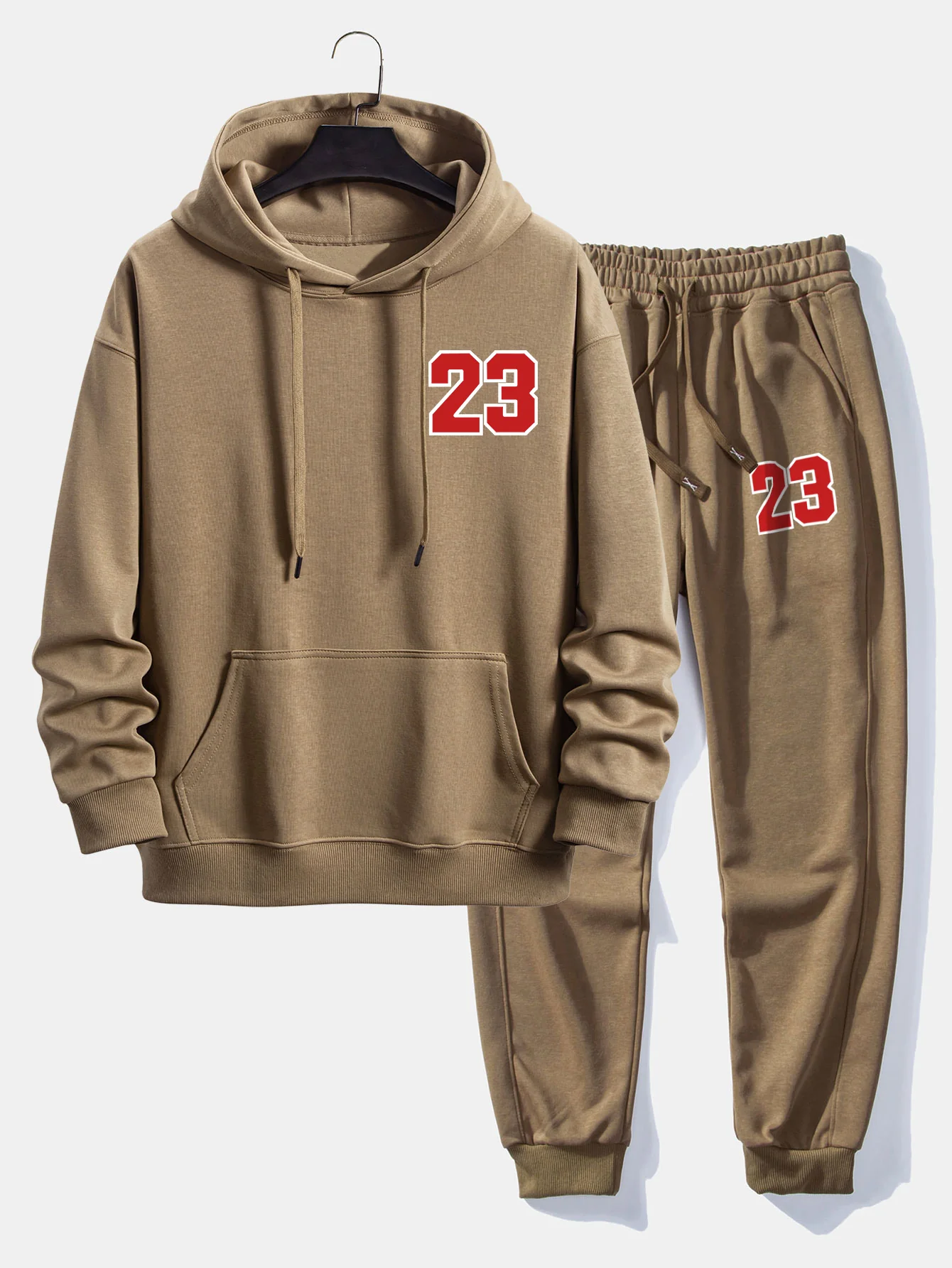 Nummer 23 Print Relax Fit Hoodie & Jogginghose - Image 4