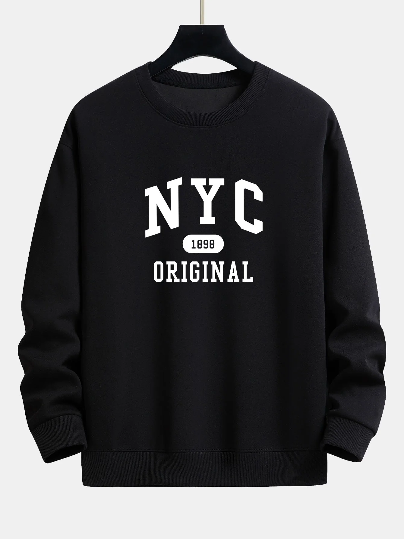 NYC Original Print Relaxed Fit Sweatshirt - Image 3