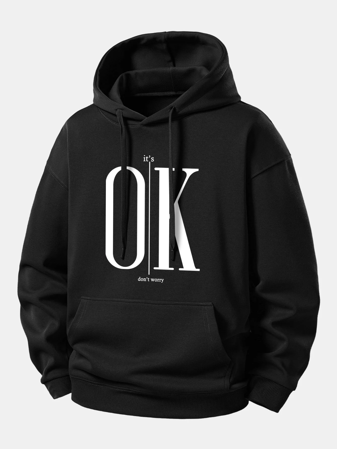 OK Print Relax Fit Hoodie