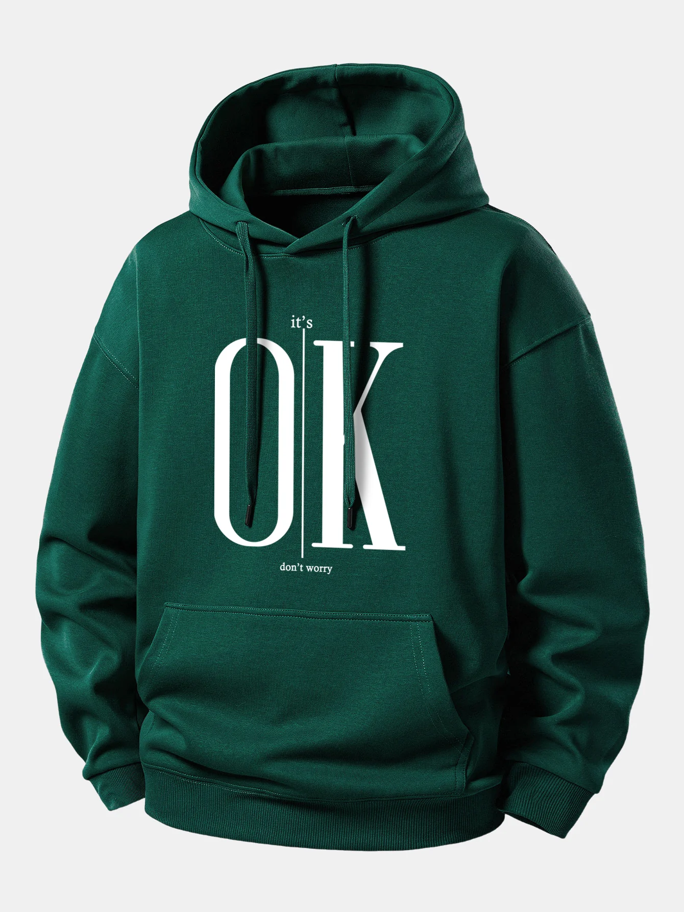 OK Print Relax Fit Hoodie - Image 3