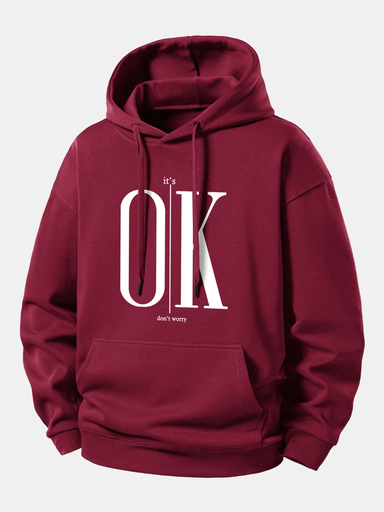 OK Print Relax Fit Hoodie - Image 5