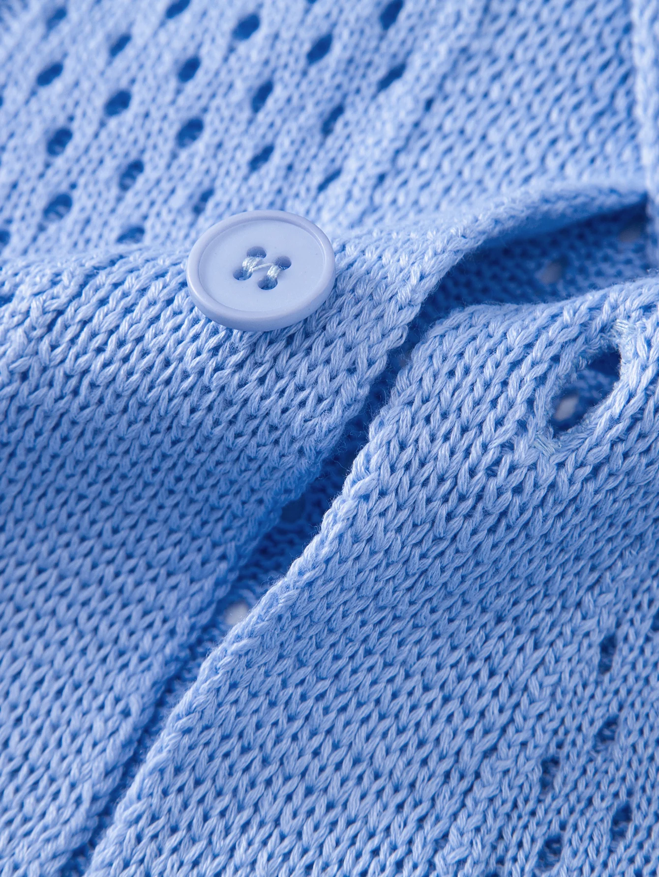 Open Knit Shirt & Straight Leg Linen Pants - Image 6