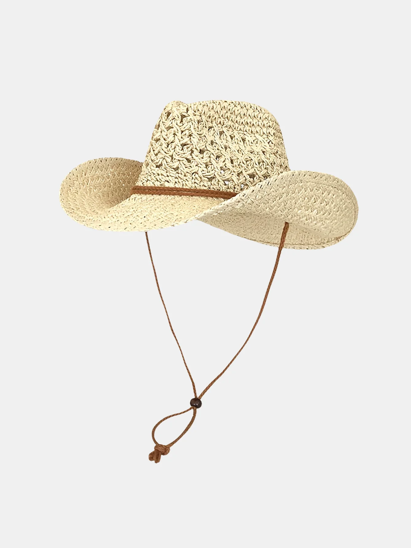 Outdoor Strand Sonnen Schutz Western Cowboy Stil Strohhut - Image 3