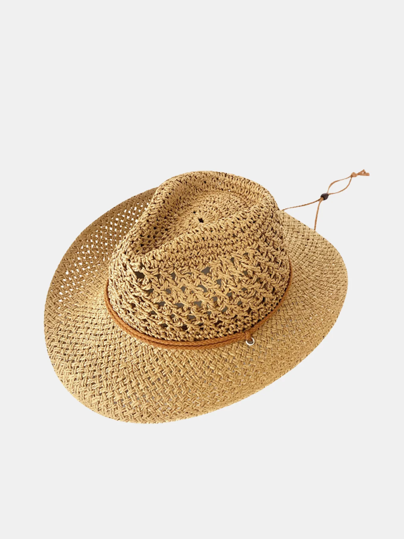Outdoor Strand Sonnen Schutz Western Cowboy Stil Strohhut - Image 5