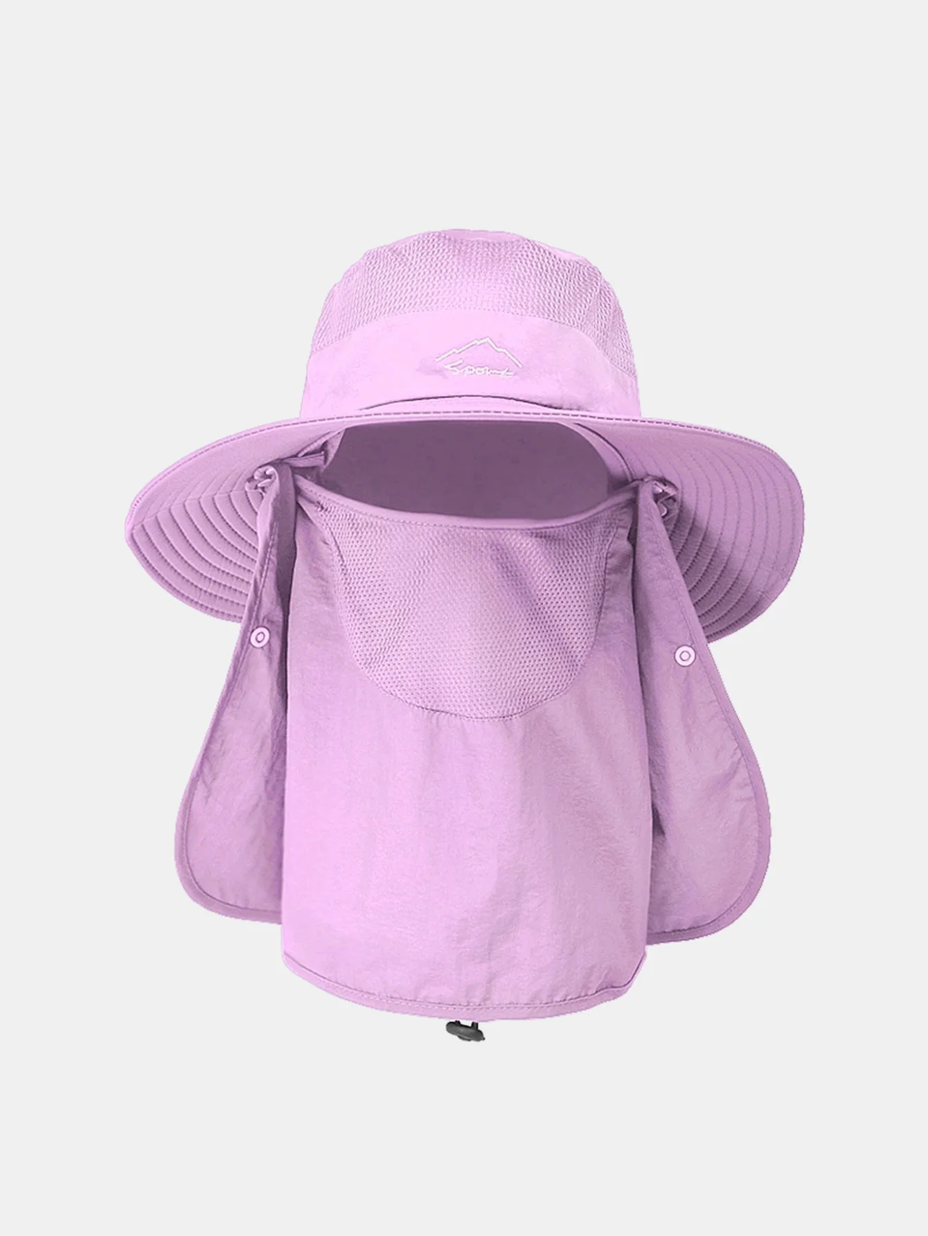 Outdoor-Sonnenschutz-Nackenhut, Hut mit breiter Krempe, schnelltrocknend und atmungsaktiv - Image 10