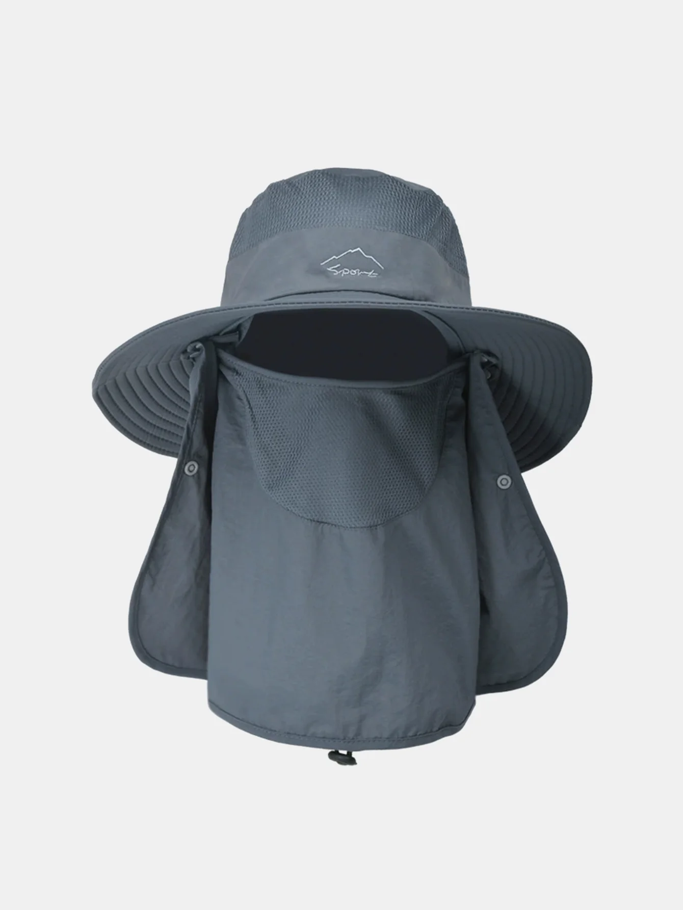 Outdoor-Sonnenschutz-Nackenhut, Hut mit breiter Krempe, schnelltrocknend und atmungsaktiv - Image 9