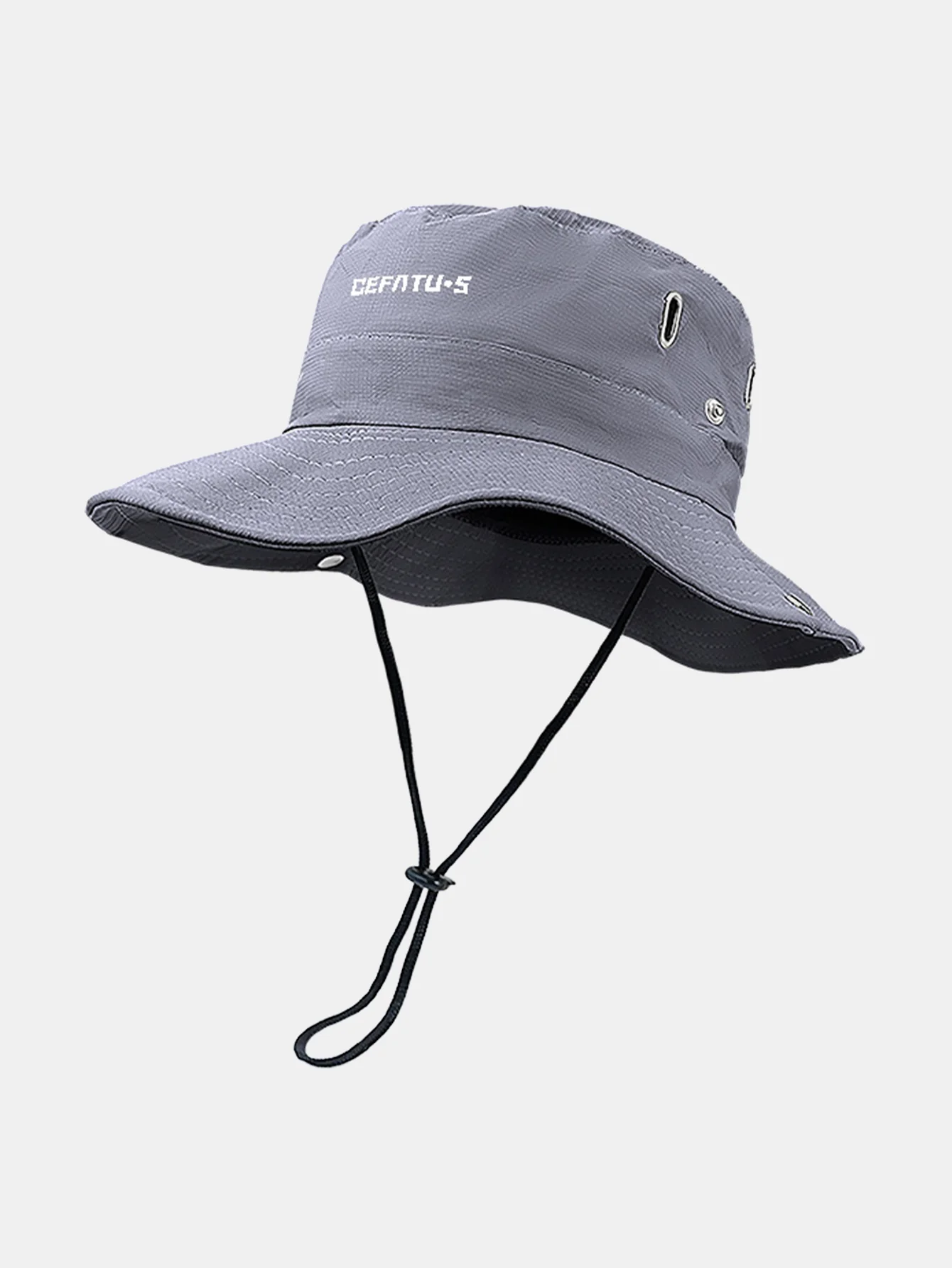 Outdoor Wide-Brimmed Sun Hat With Foldable Brim And Elastic Breathable Mesh Face Mask - Image 4