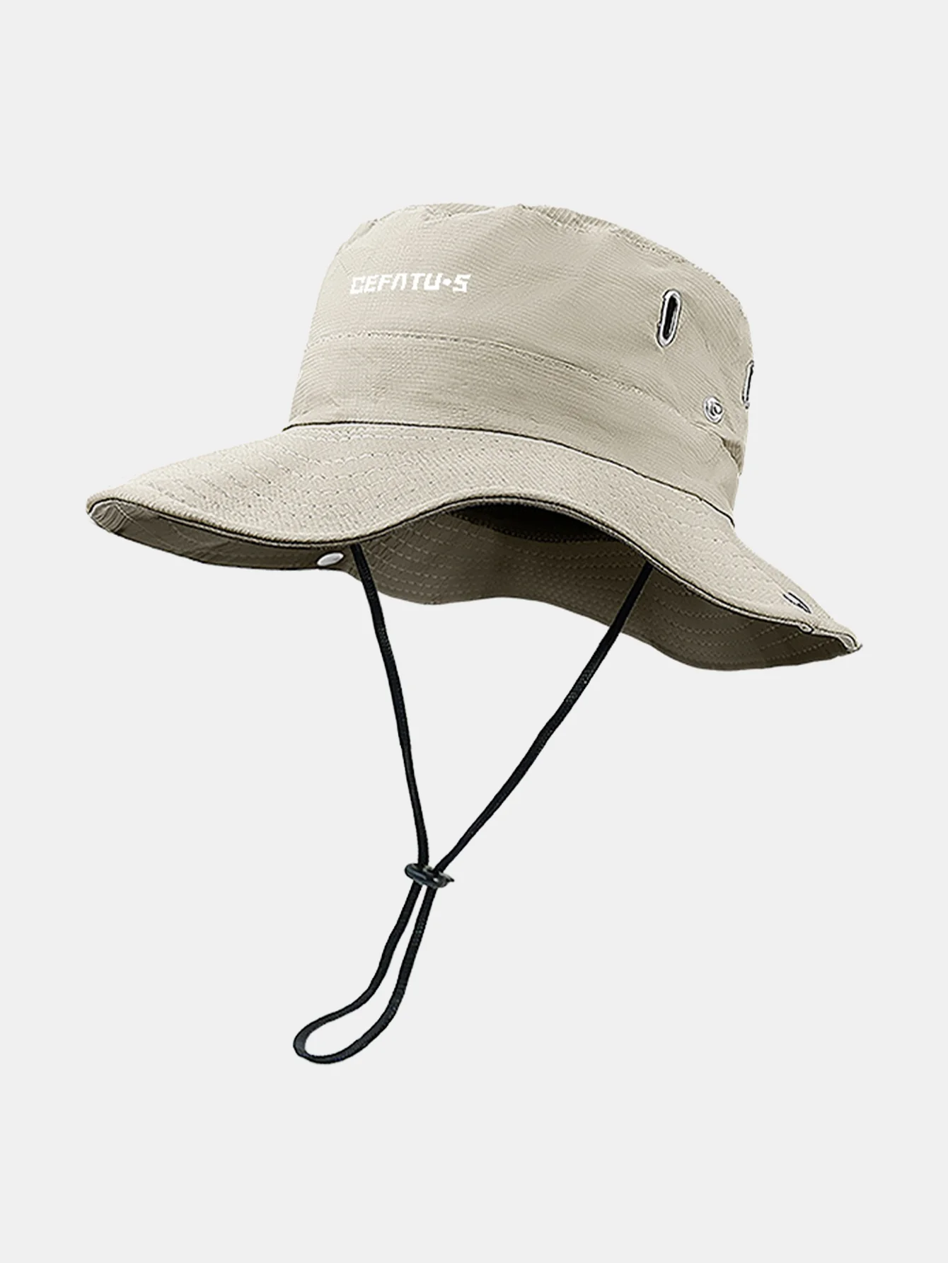 Outdoor Wide-Brimmed Sun Hat With Foldable Brim And Elastic Breathable Mesh Face Mask - Image 6