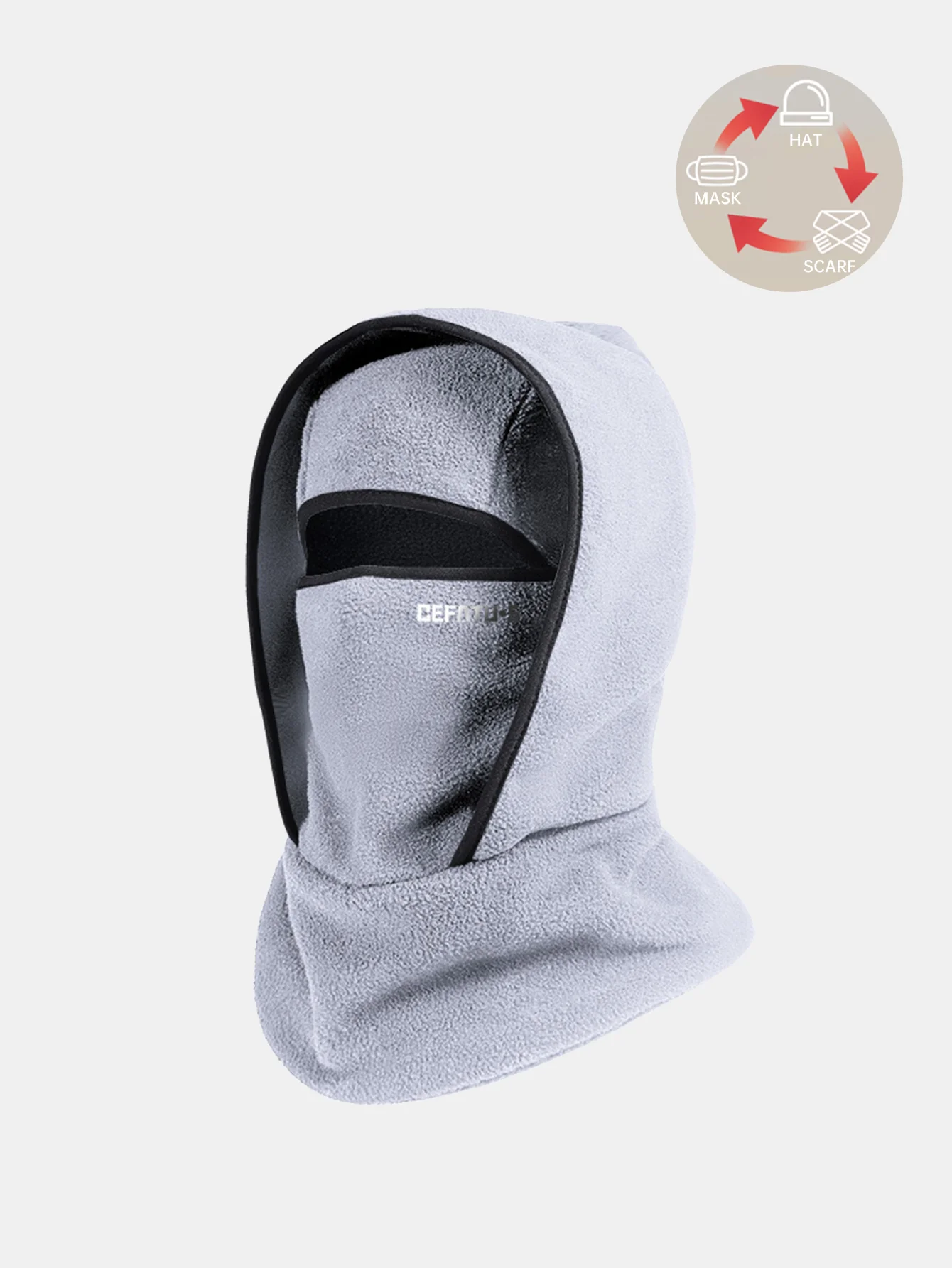 Outdoor Winter Warmth Three-in-one Design Balaclava Hat - Image 6