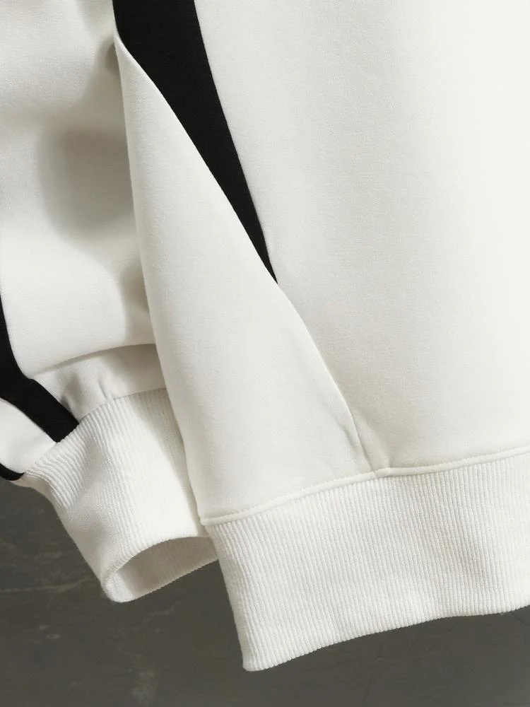 Oversize-Rennslogan-Farbblock-Sweatshirt - Image 12