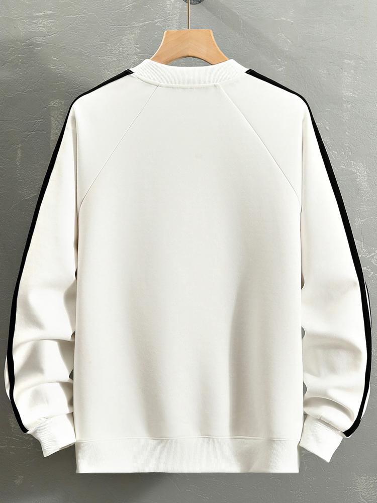 Oversize-Rennslogan-Farbblock-Sweatshirt - Image 2