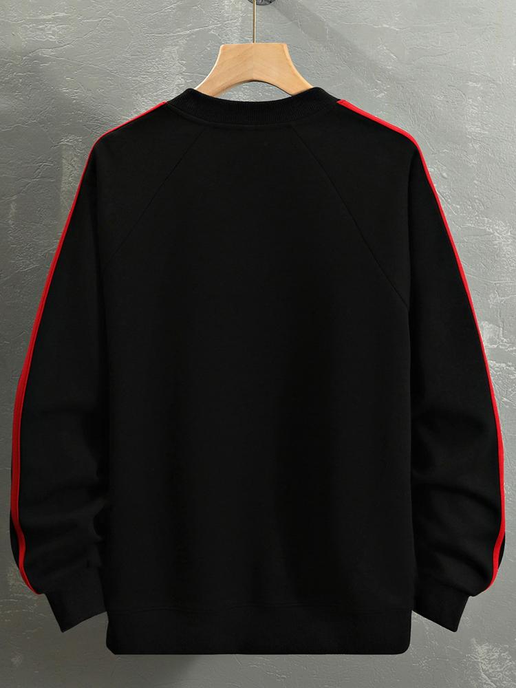 Oversize-Rennslogan-Farbblock-Sweatshirt - Image 4