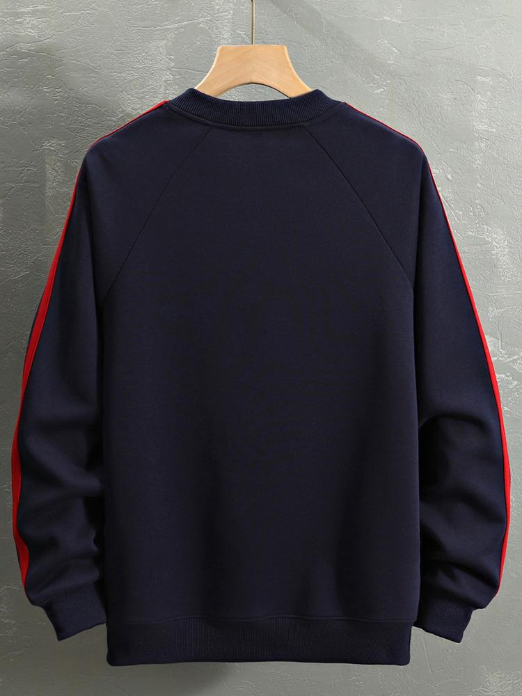 Oversize-Rennslogan-Farbblock-Sweatshirt - Image 6