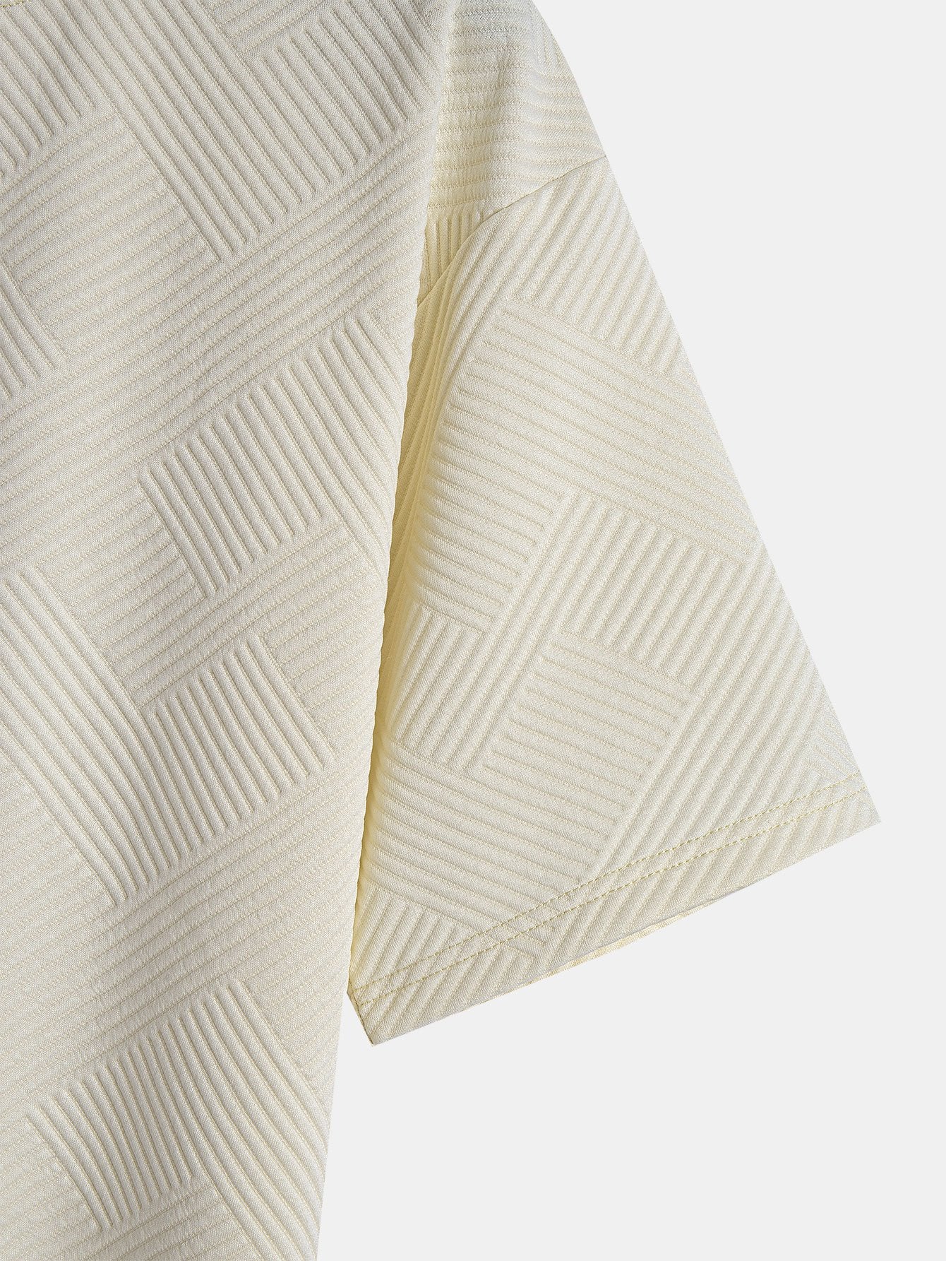 Übergröße Streifen Jacquard T-Shirt - Image 8