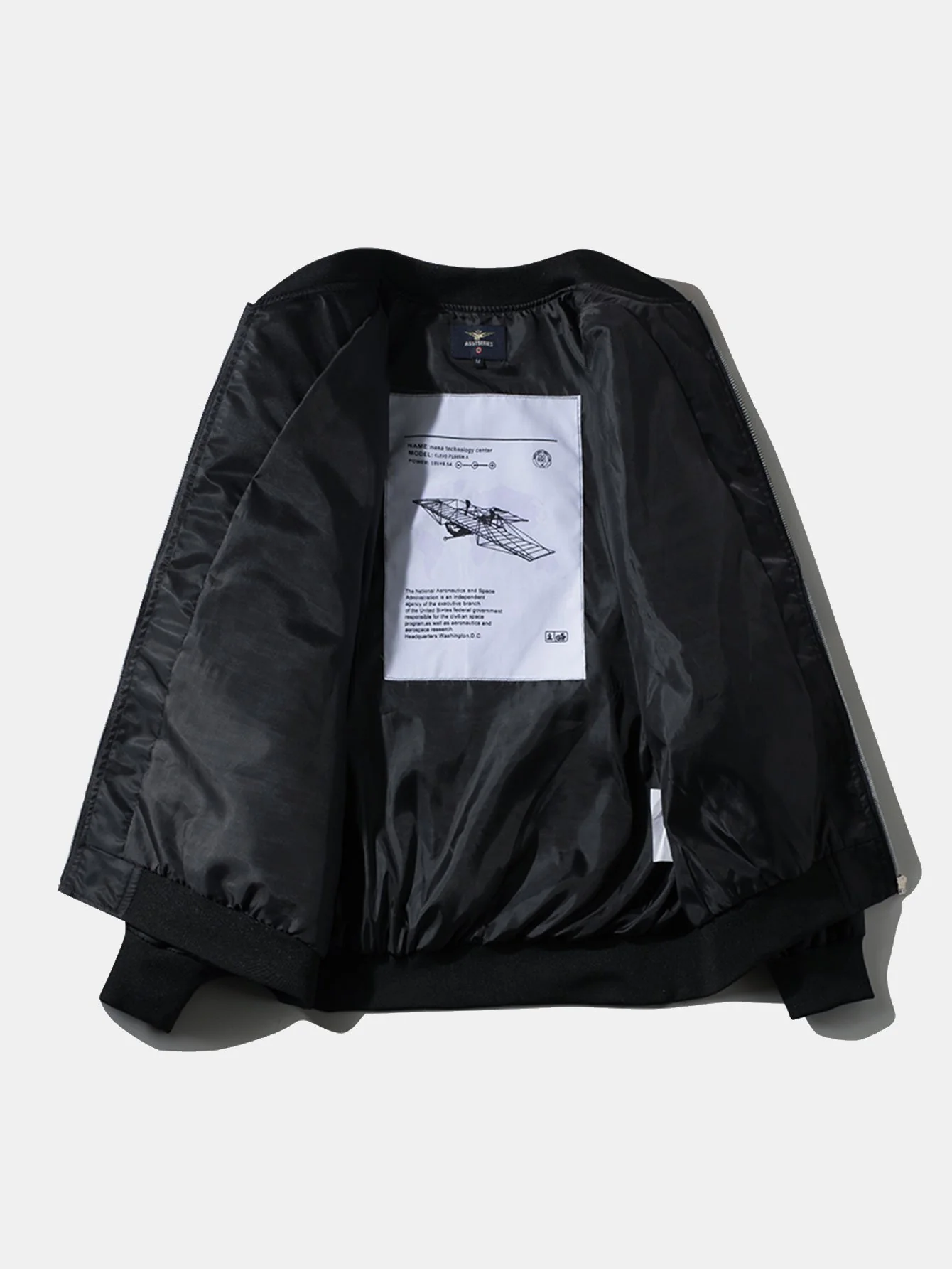 Übergroße NASA Druck Bomberjacke - Image 4