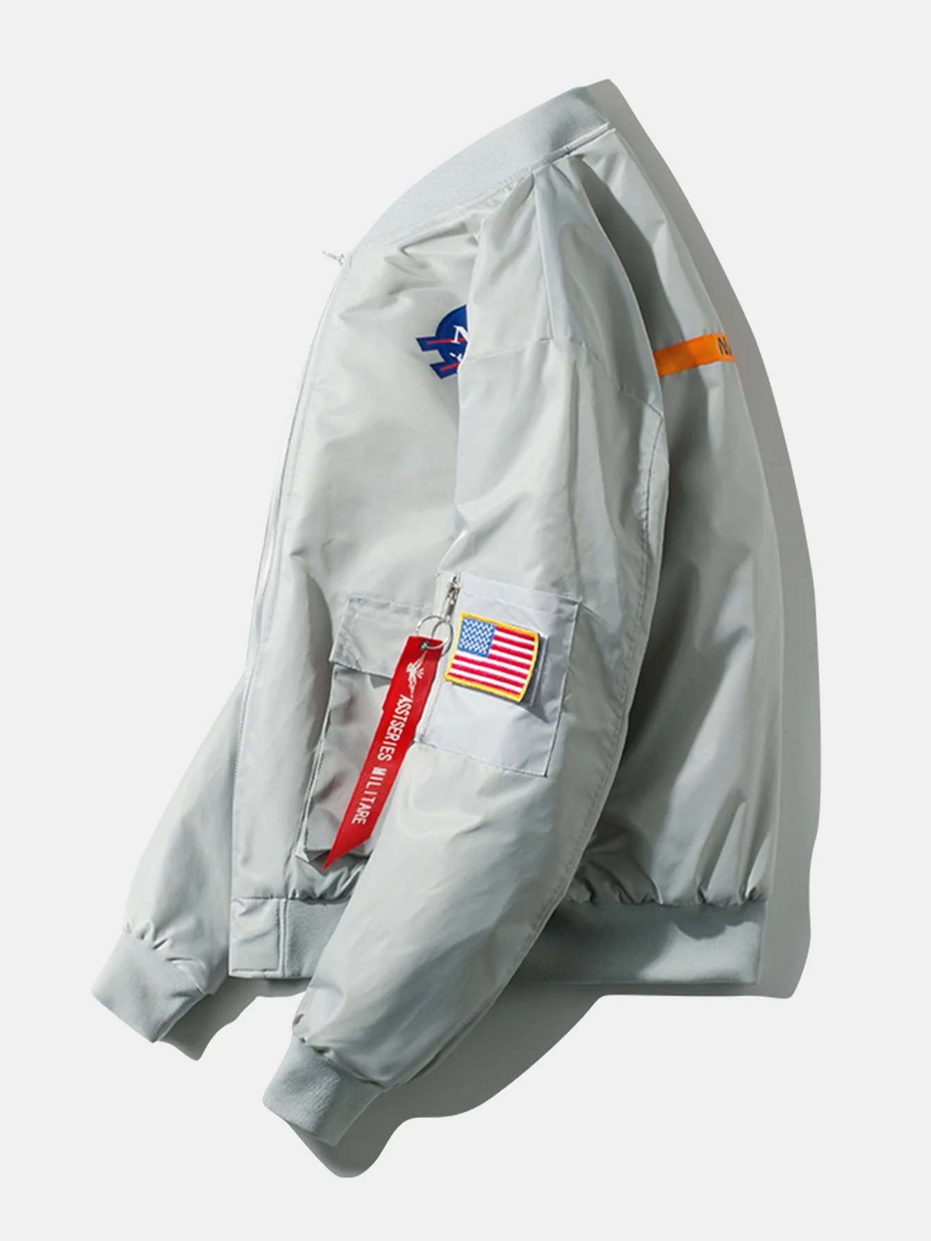 Übergroße NASA Druck Bomberjacke - Image 6