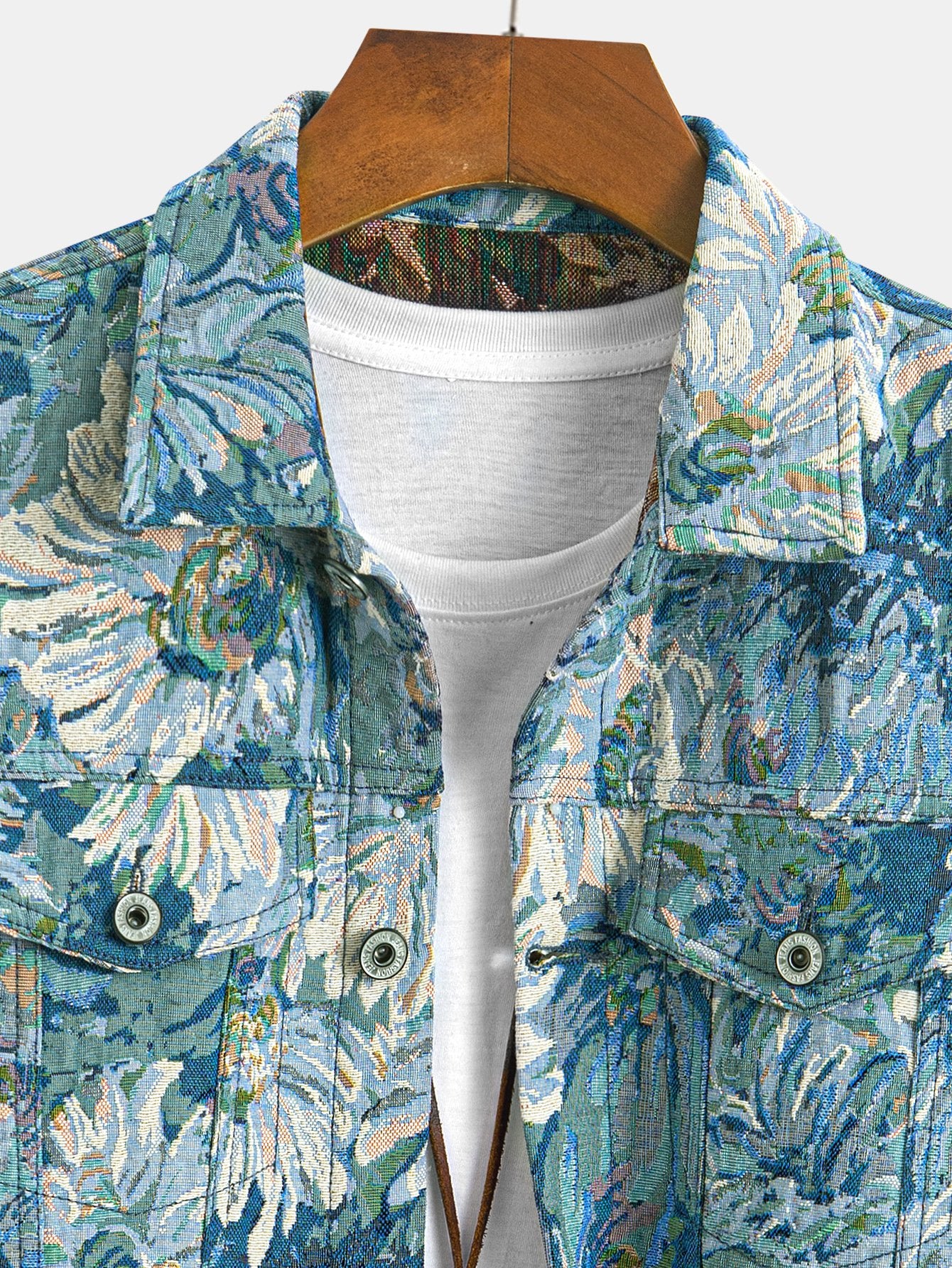 Gemusterte Blumenjacke - Image 3