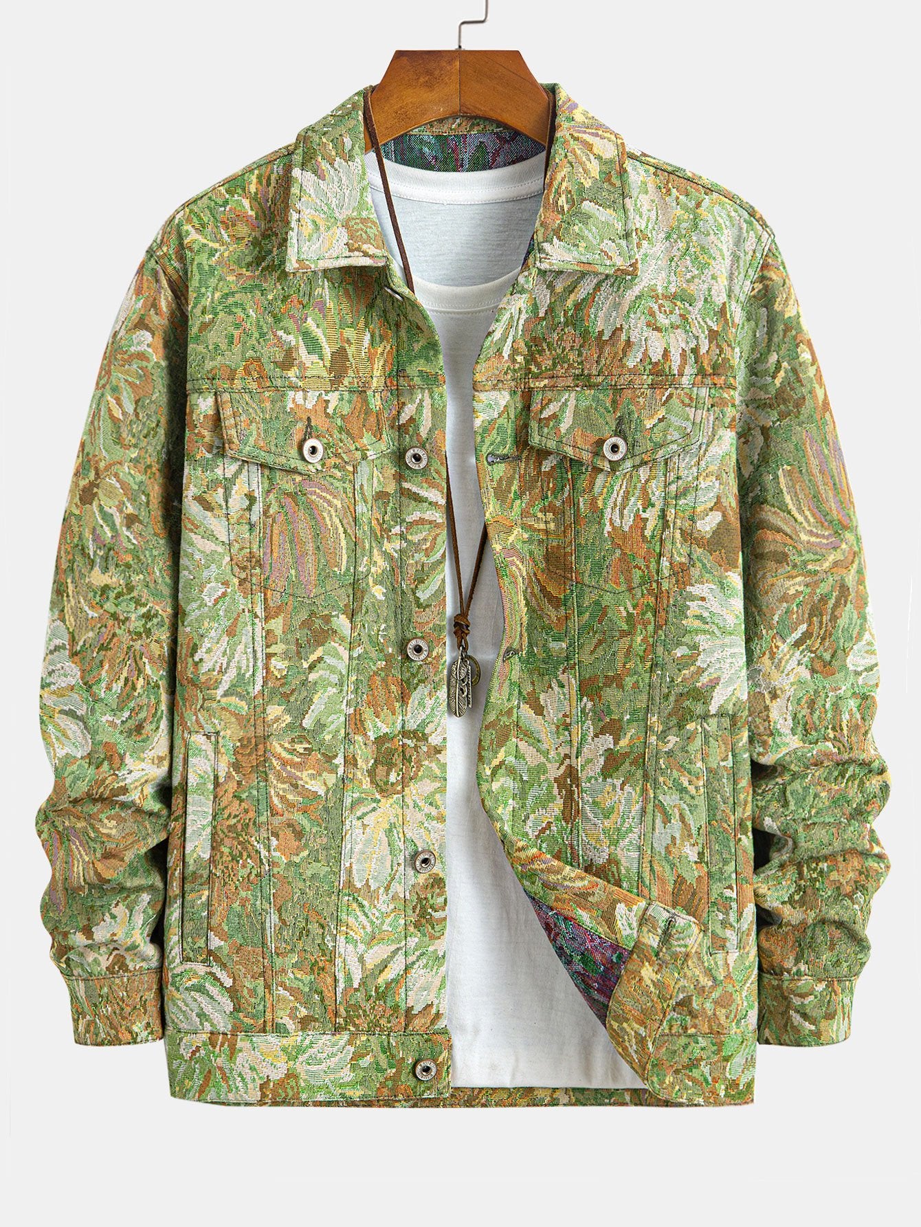 Gemusterte Blumenjacke - Image 6