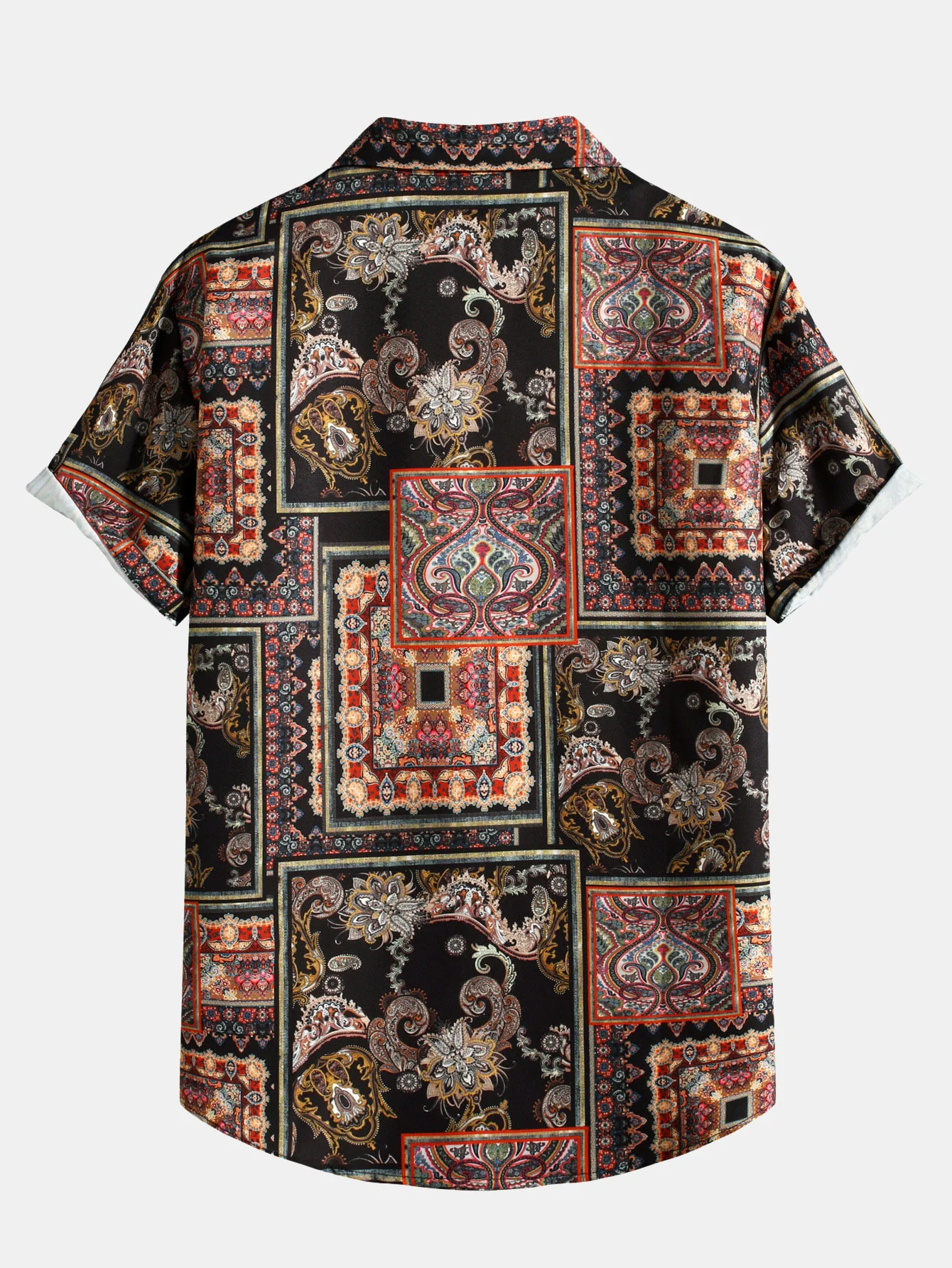 Paisley Barockdruck Hemd mit Knöpfen - Image 2