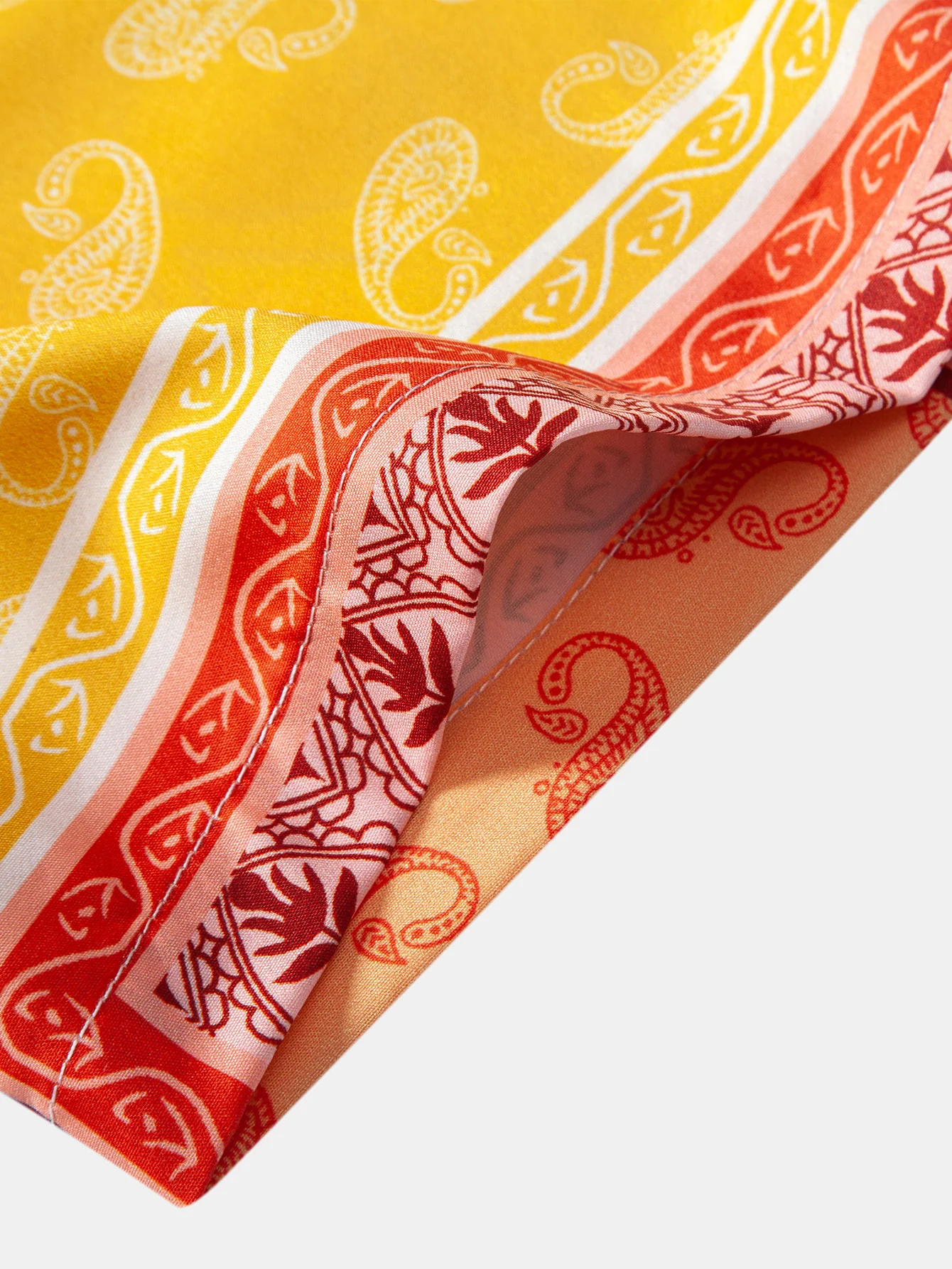 Paisley Border Button-Up-Hemd - Image 4