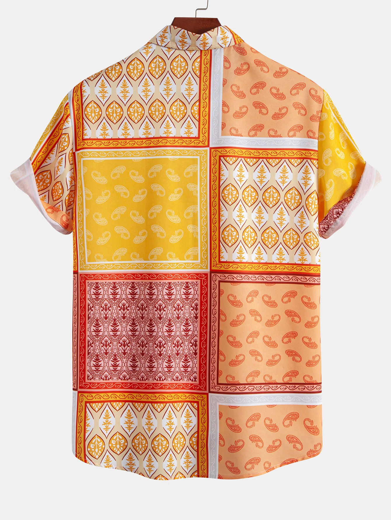 Paisley Border Button-Up-Hemd - Image 2
