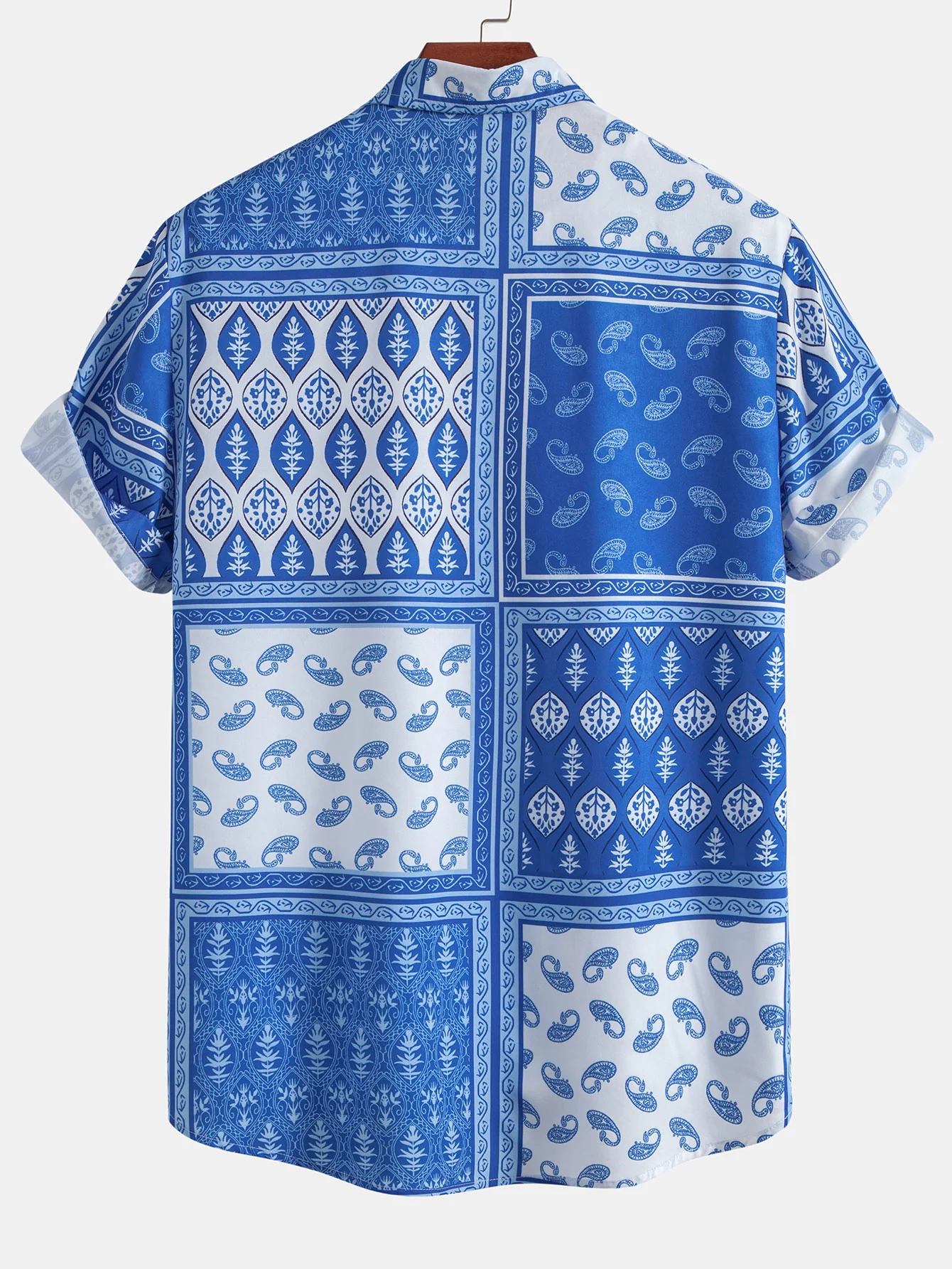 Paisley Border Button-Up-Hemd - Image 7