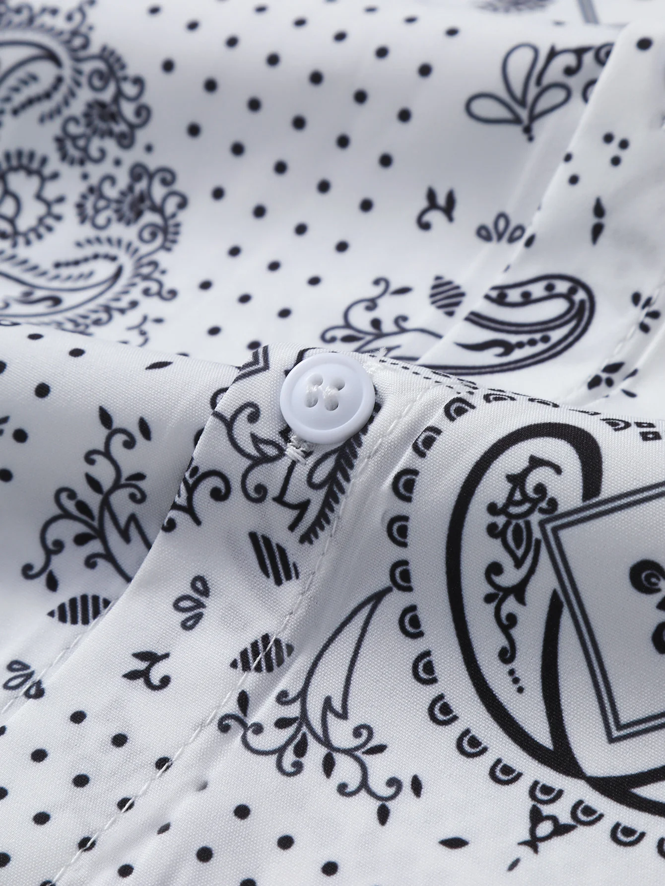 Paisley Button Up Shirt - Image 4