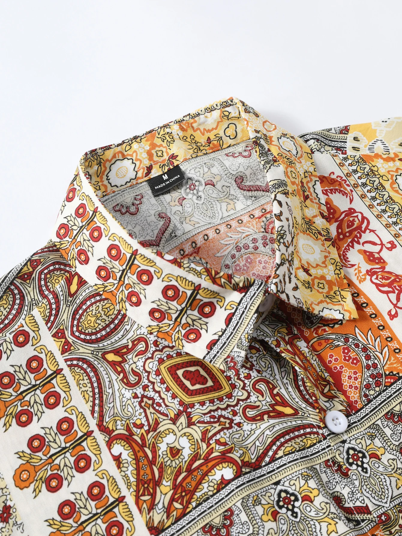 Paisley-Blumenmuster Hemd mit Knöpfen - Image 3