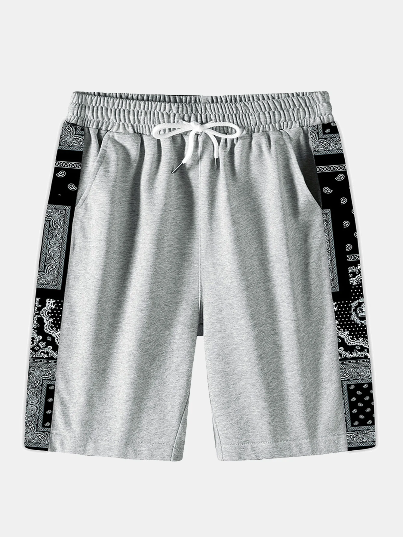 Paisley-Paneel-Jersey-Shorts - Image 2