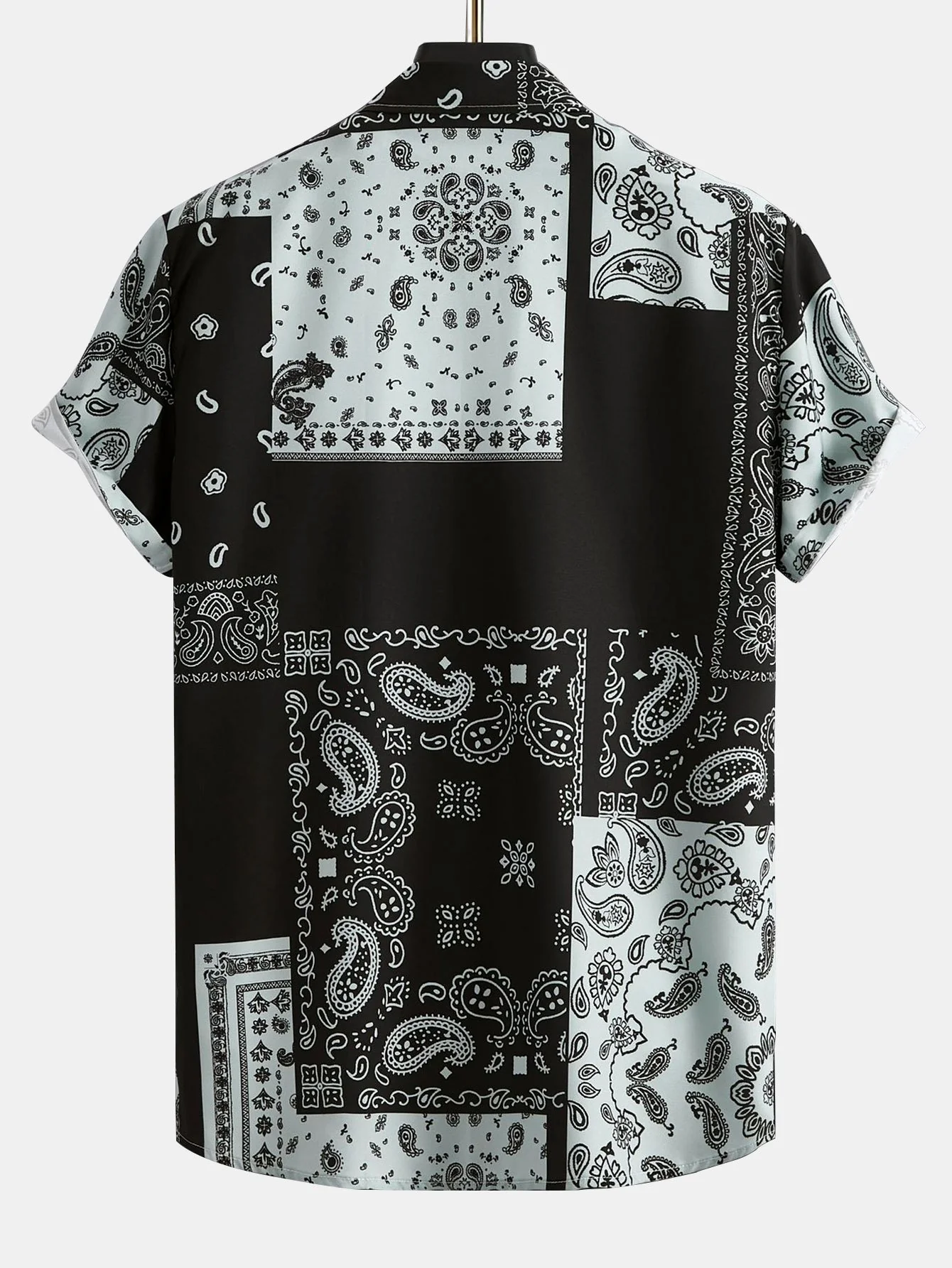 Paisley-Patchwork-Druckhemd #Zufälliges Must design# - Image 2