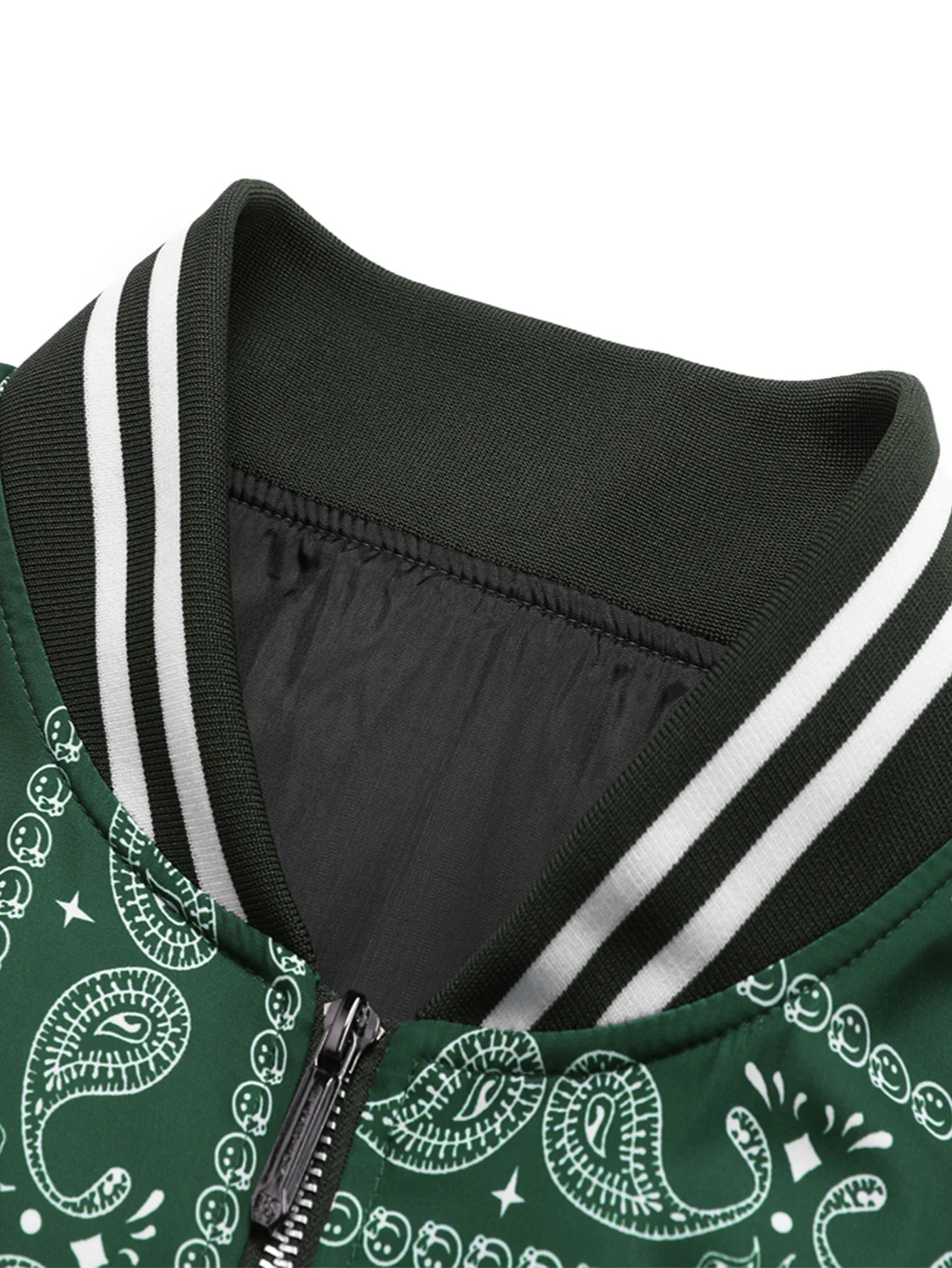 Baseballjacke mit Paisley-Muster - Image 9