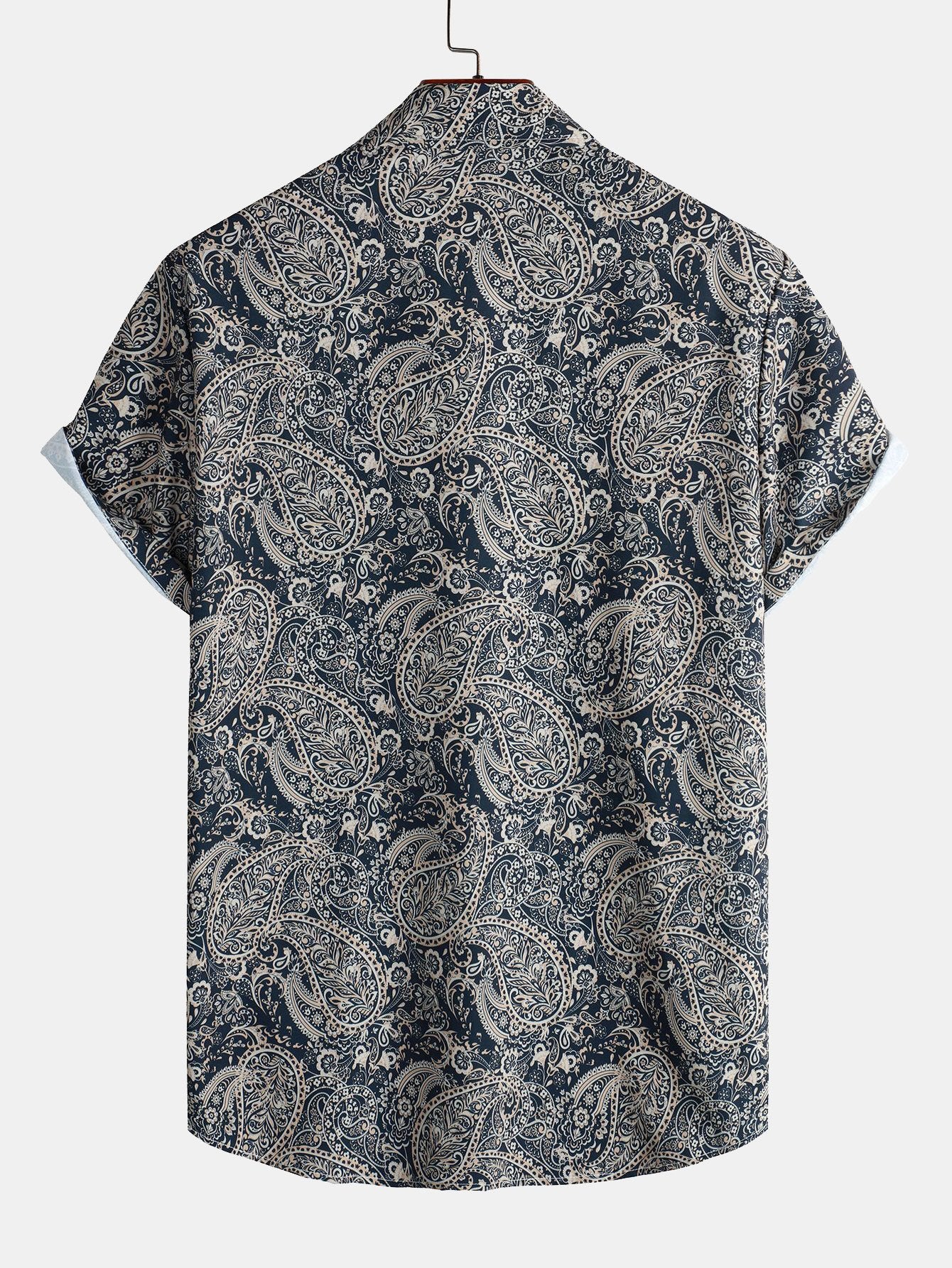 Paisley-Print Hemd mit Knöpfen - Image 2
