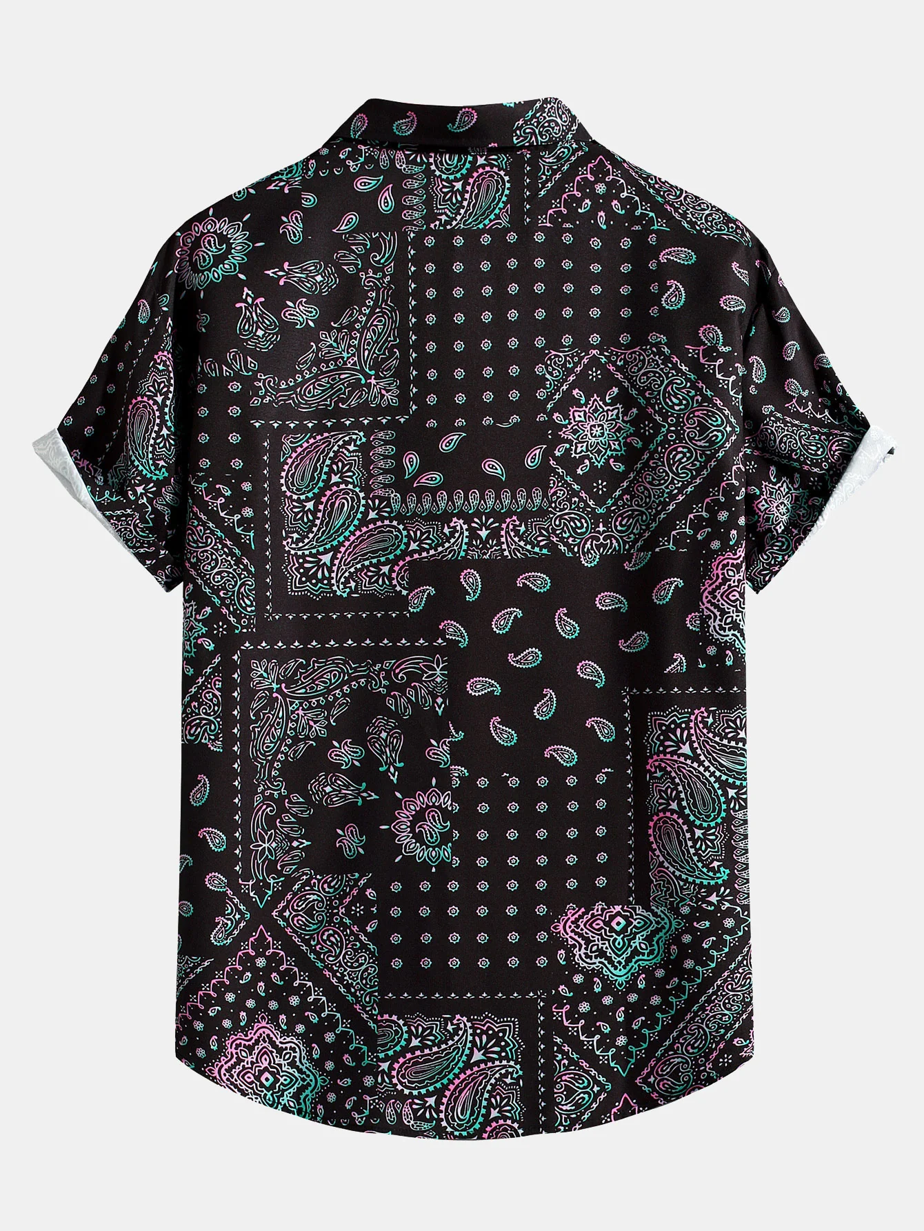 Paisley-Print Hemd mit Knöpfen - Image 2