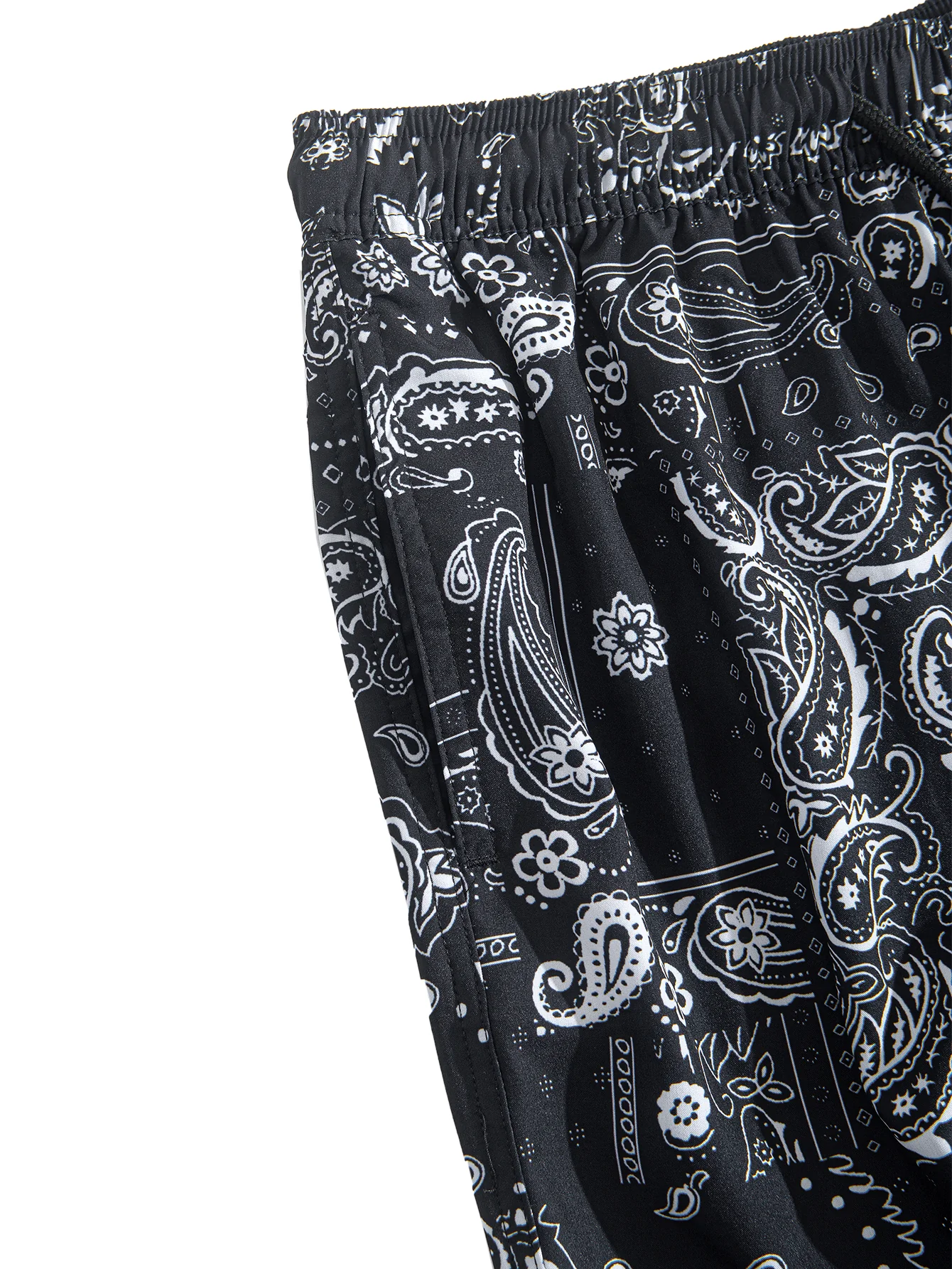 Paisley-Print Hemd mit Knöpfen & Badeshorts mit Kordelzug - Image 10