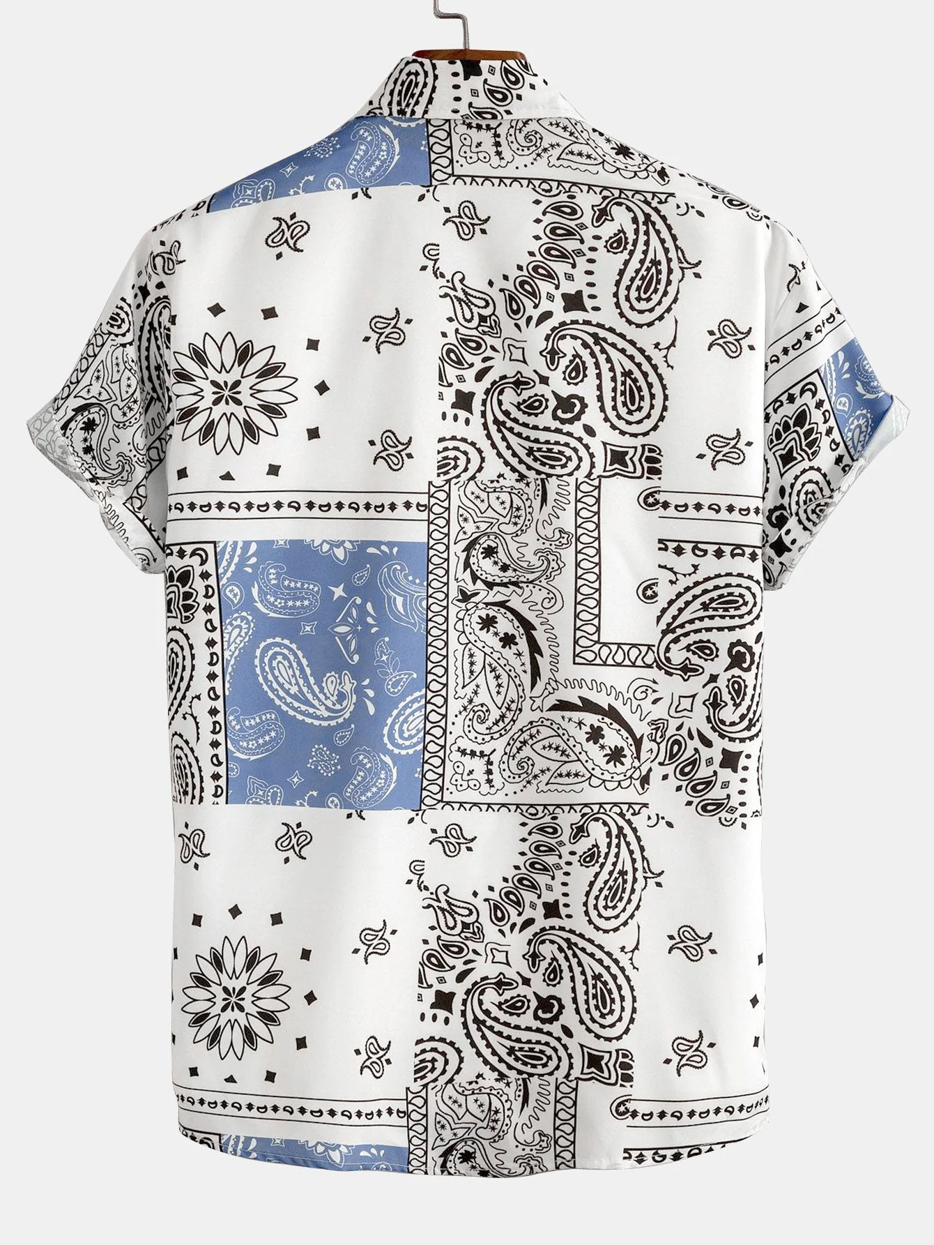 Paisley-Print Hemd mit Knöpfen #Zufälliges Mustersdesign# & Shorts - Image 9